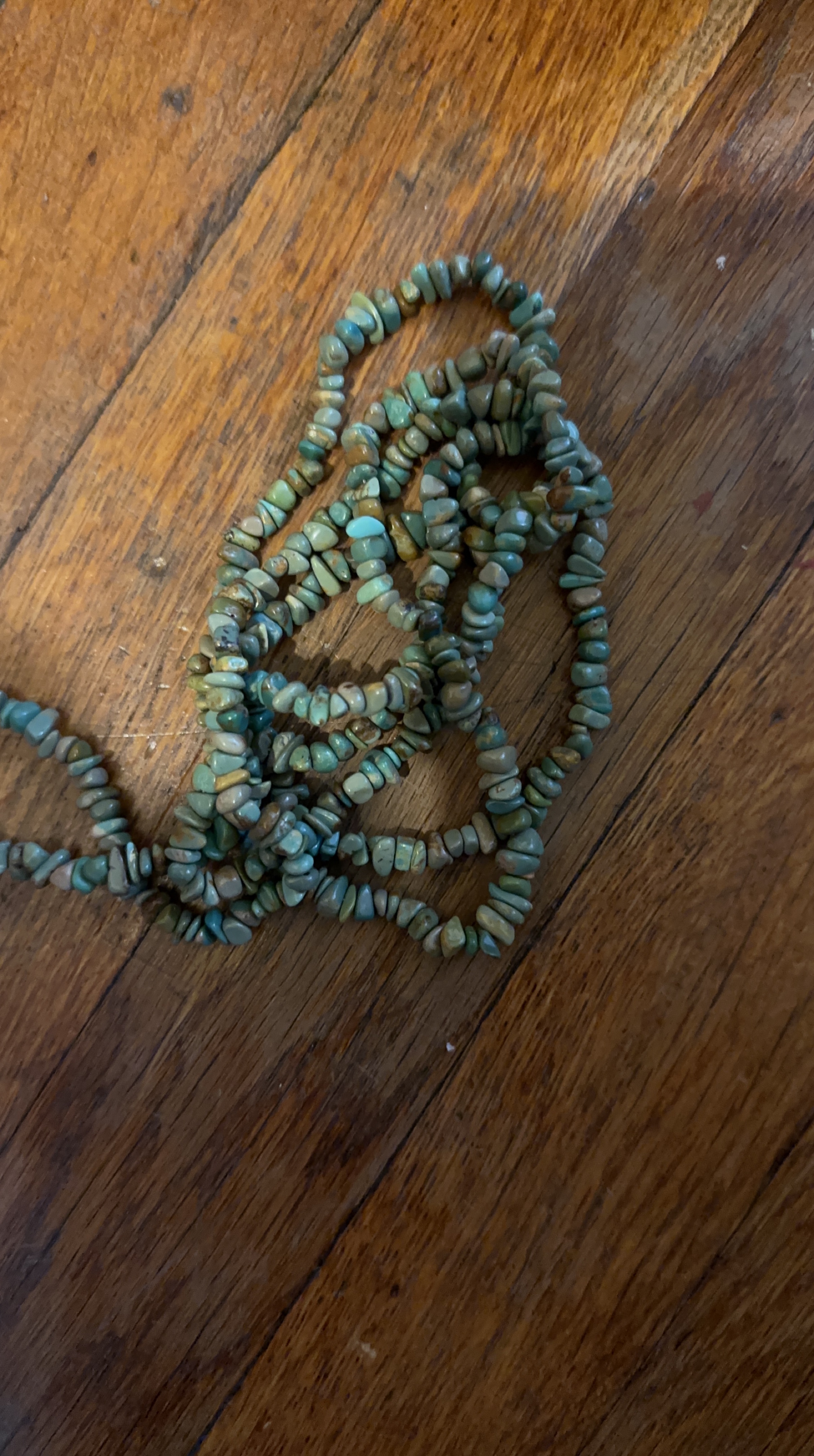 Turquoise Stone Bead Necklace