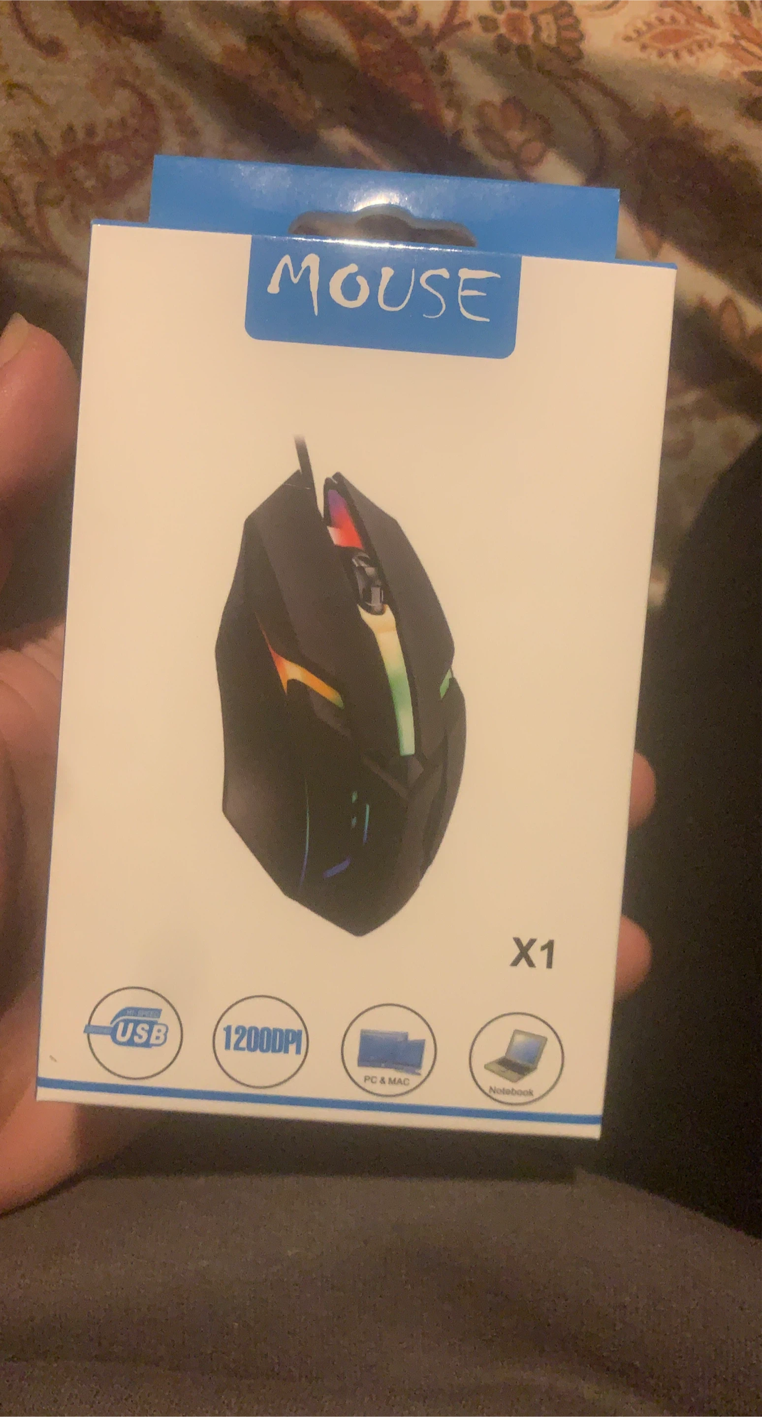 New X1 Gaming Mouse - 1200 DPI