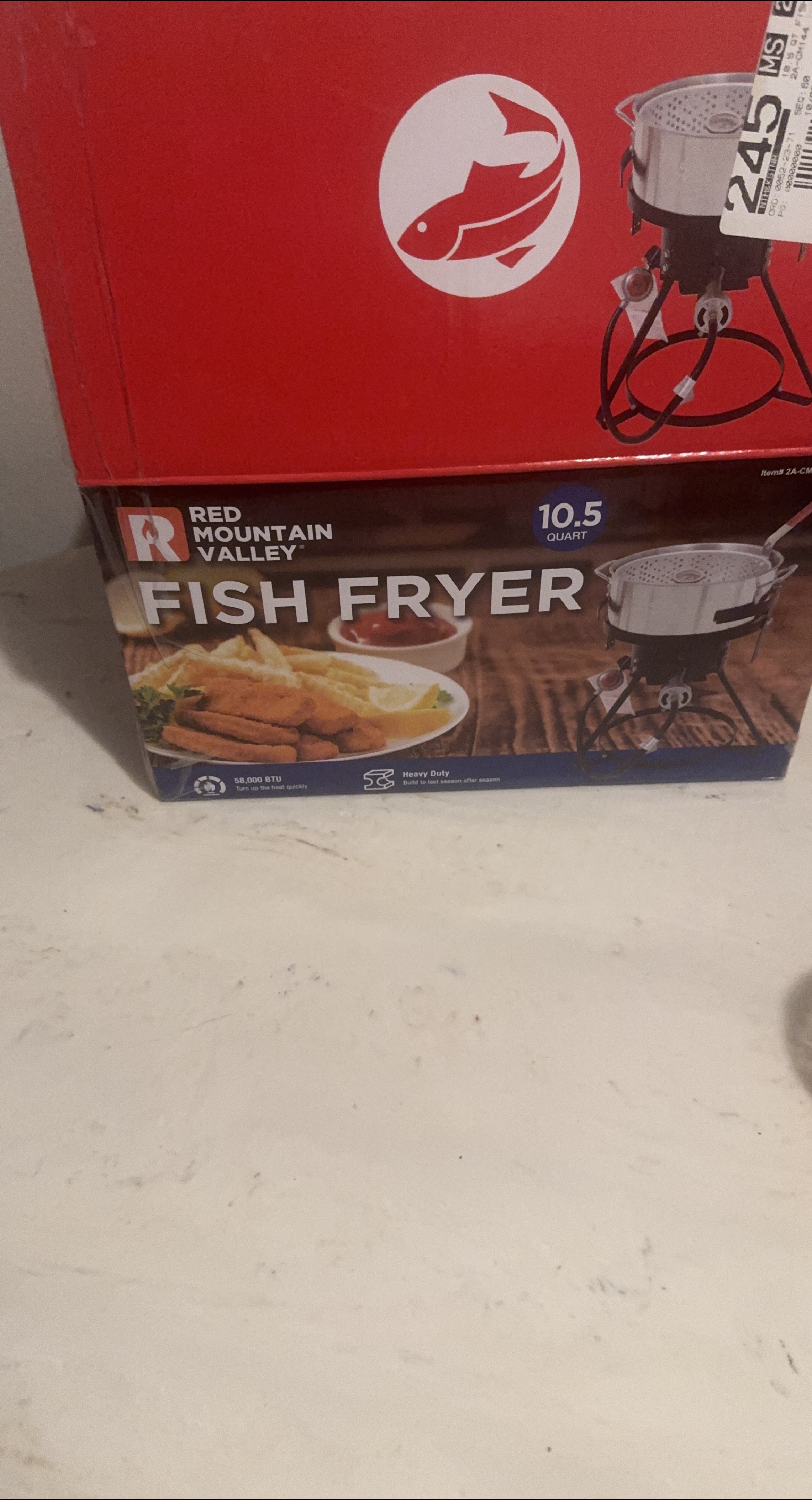 Red Mountain Valley 10.5 Quart Fish Fryer