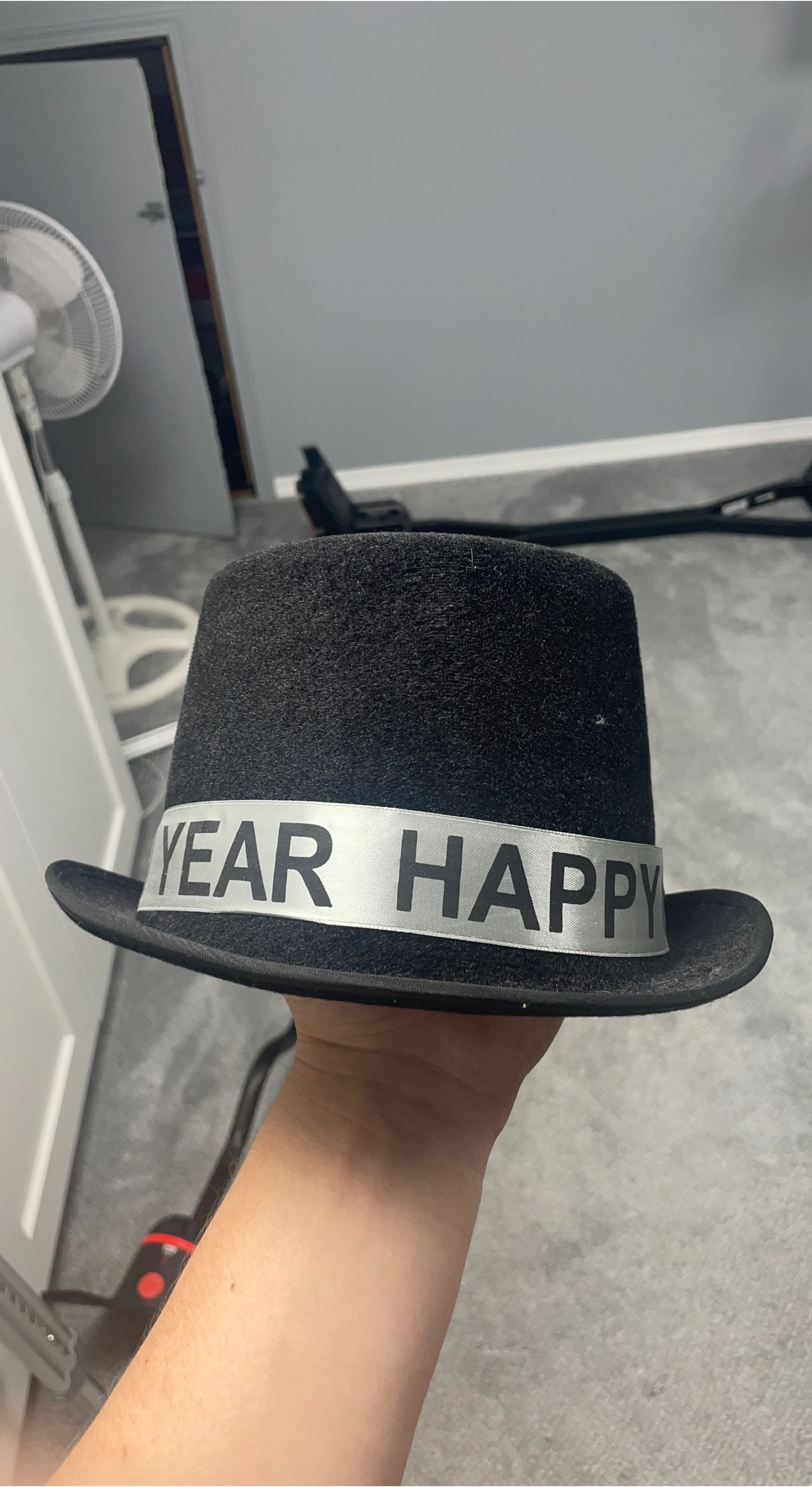 New Year's Eve Top Hat - Black