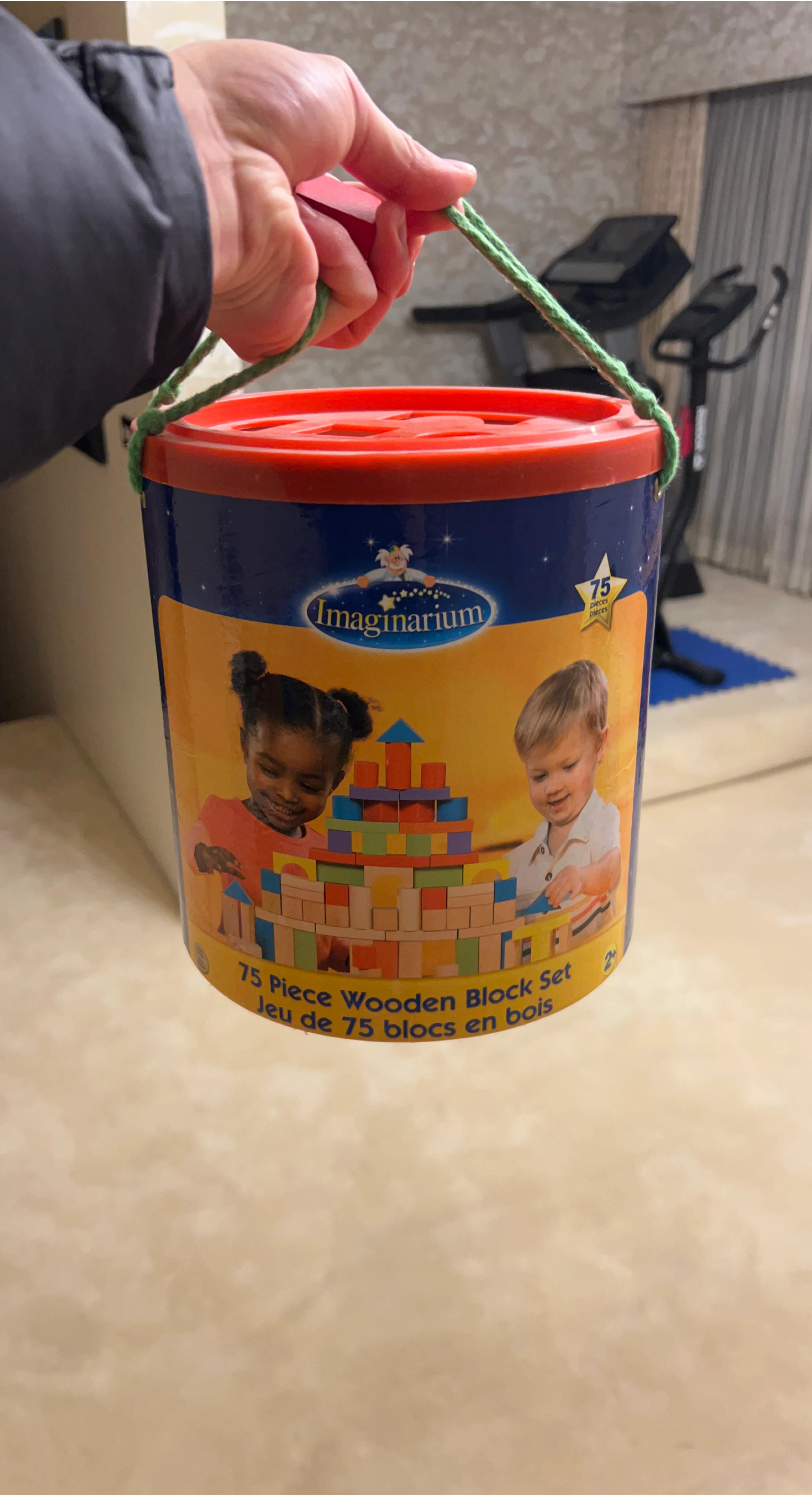 Imaginarium 75 Piece Wooden Block Set