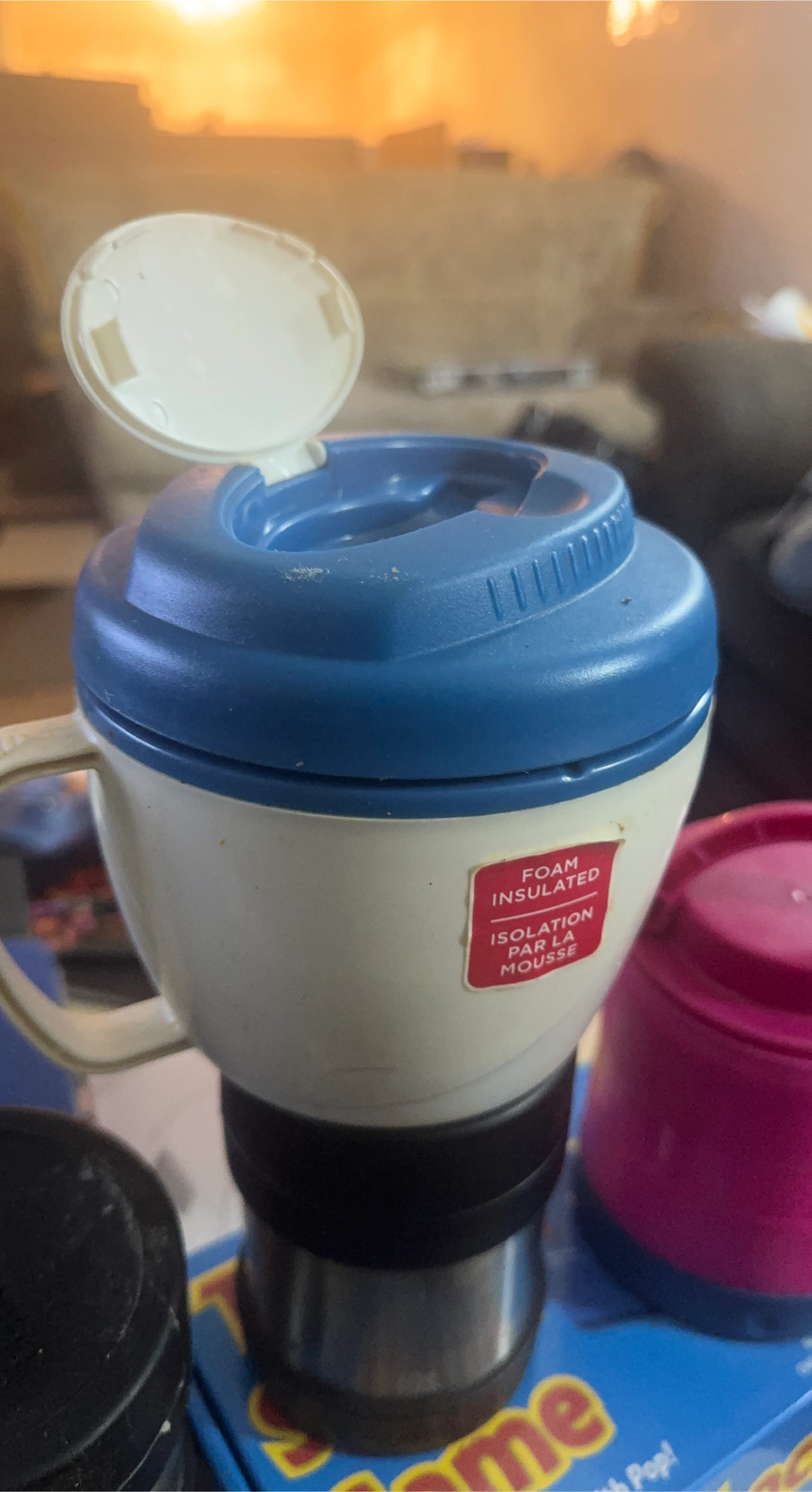 Vintage Foam Insulated Mug image indicator(1)