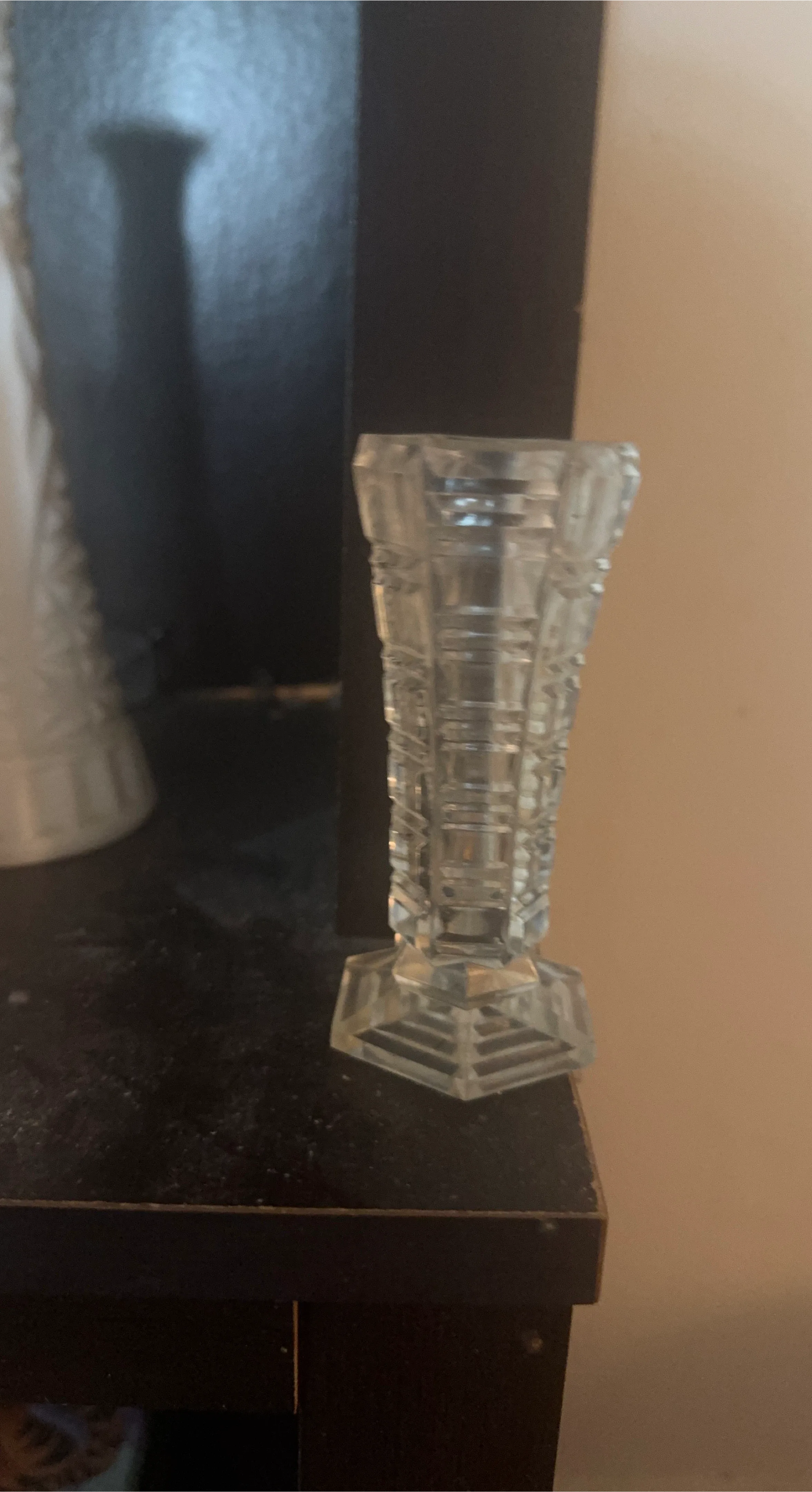 Small Clear Glass Vase