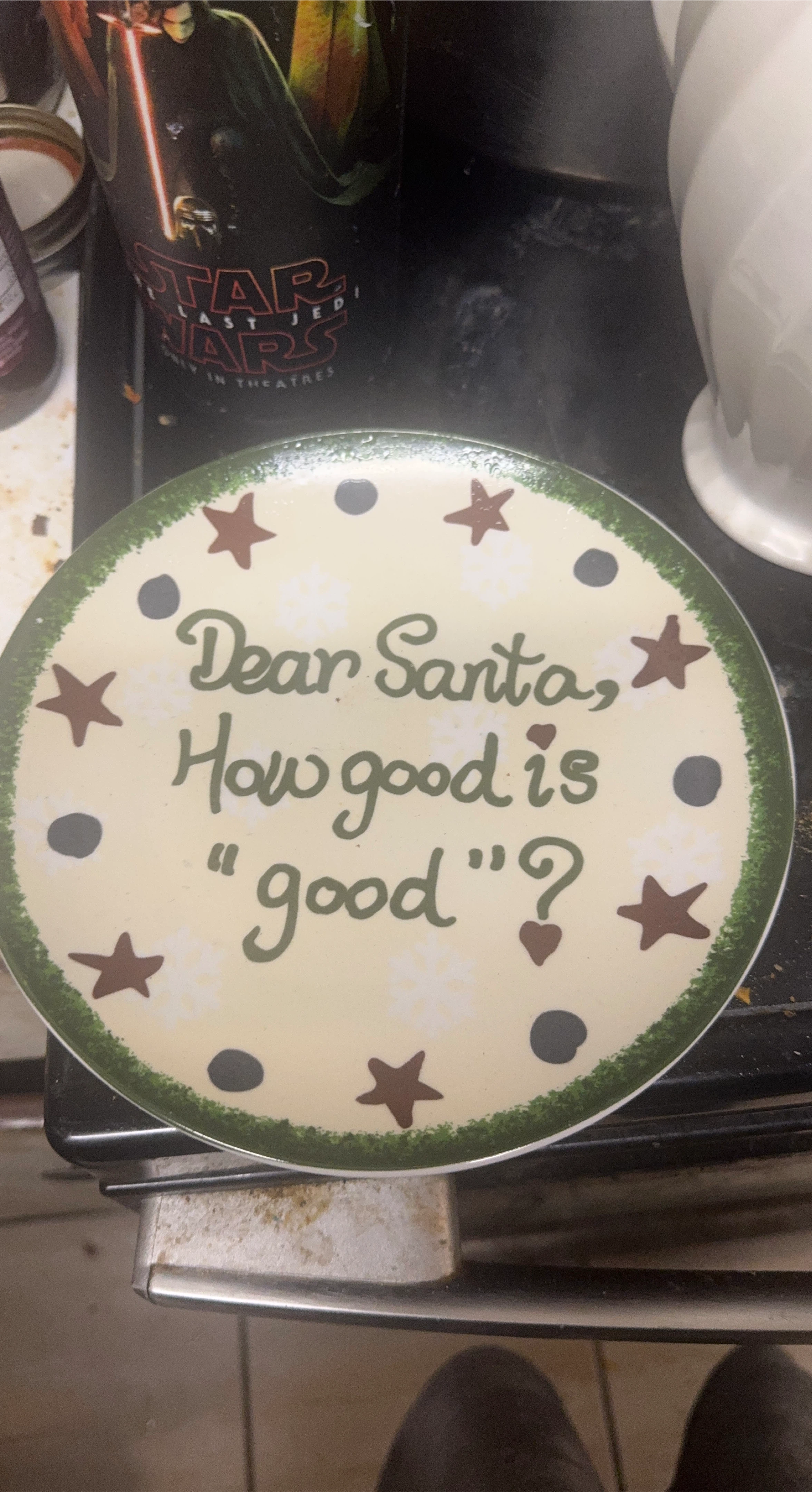 Dear Santa Plate