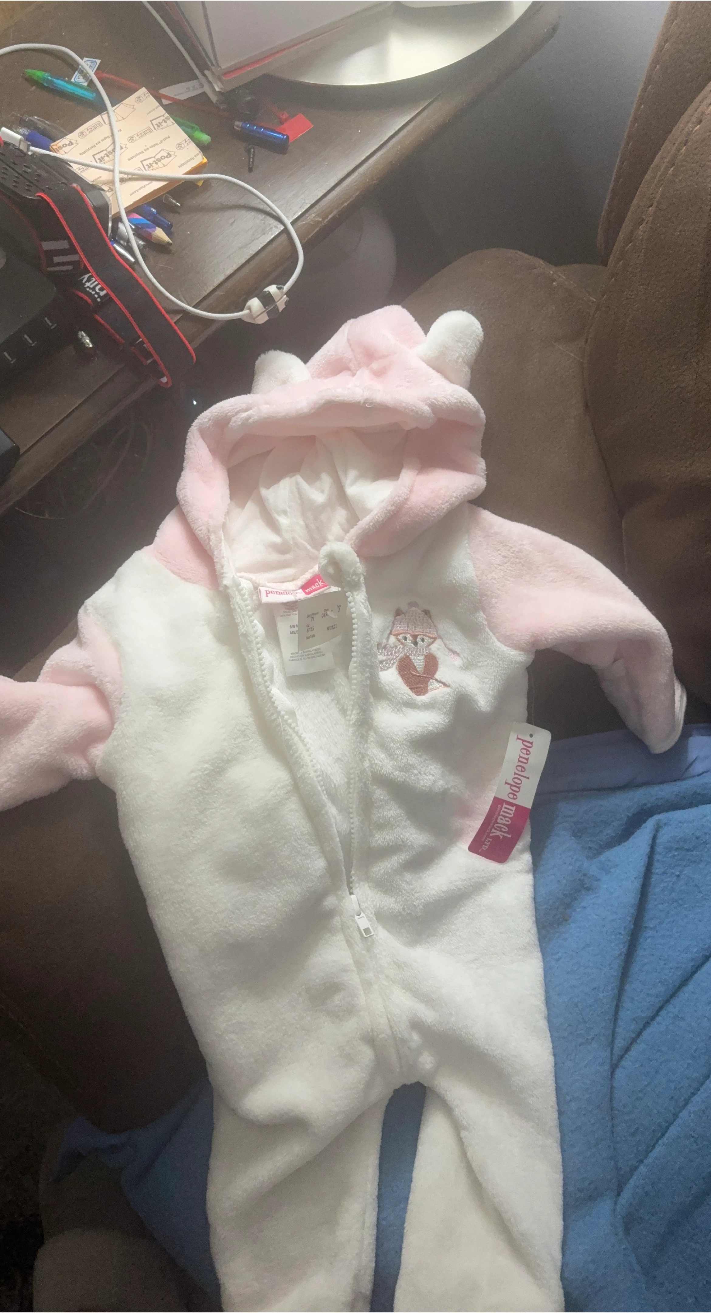 Penelope Mack 6-9 Months Baby Onesie - New!