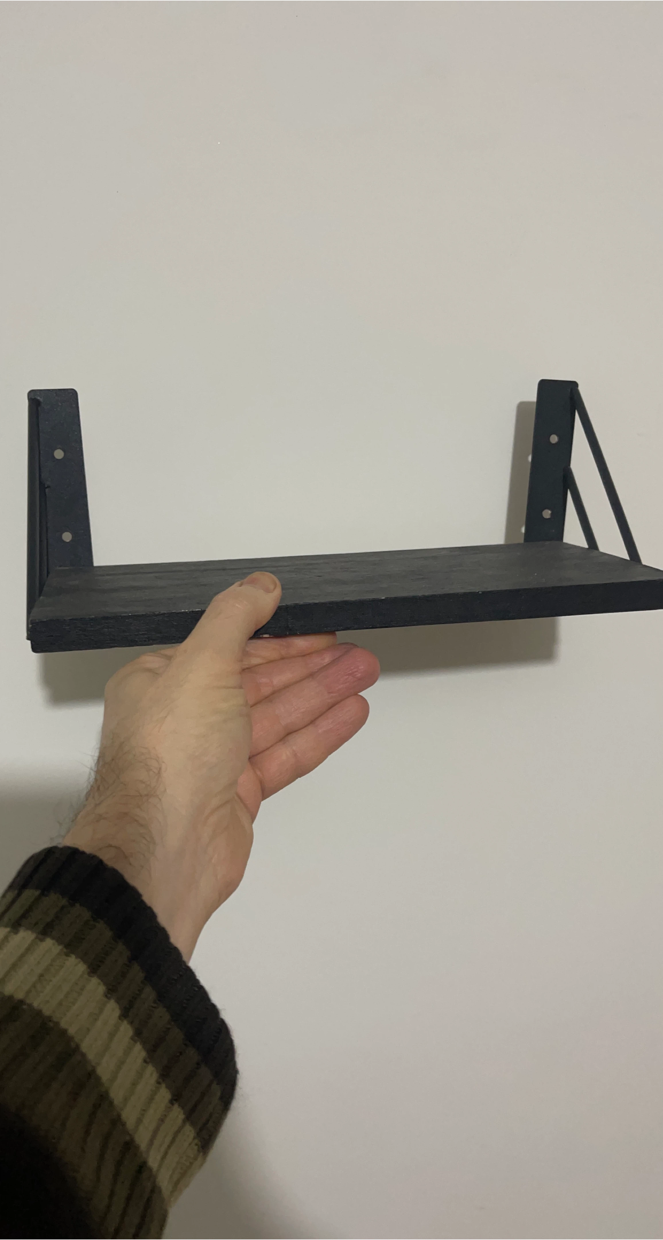 Black Wall Shelf Set