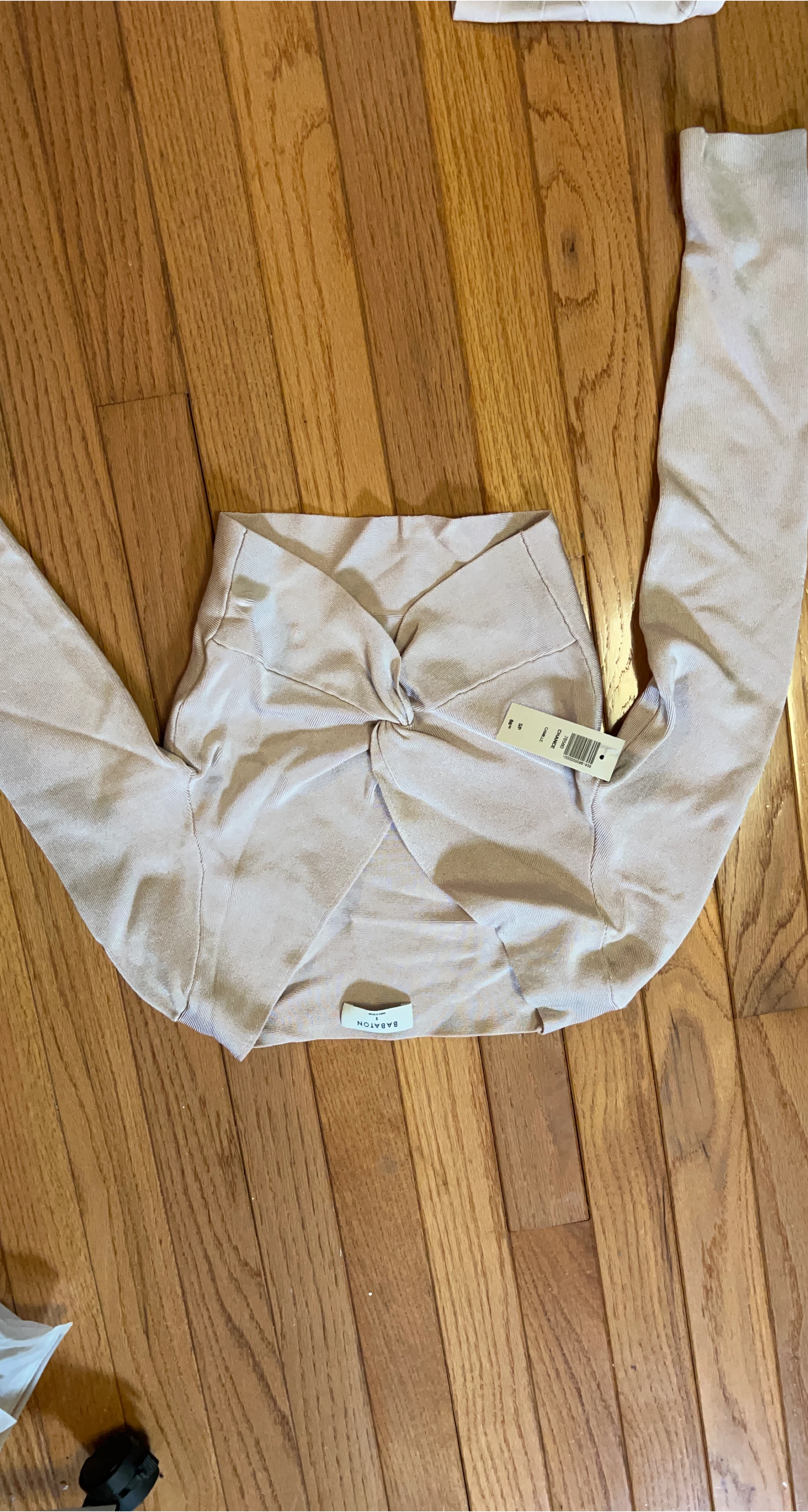 Babaton Twist-Front Long Sleeve Top image indicator(3)