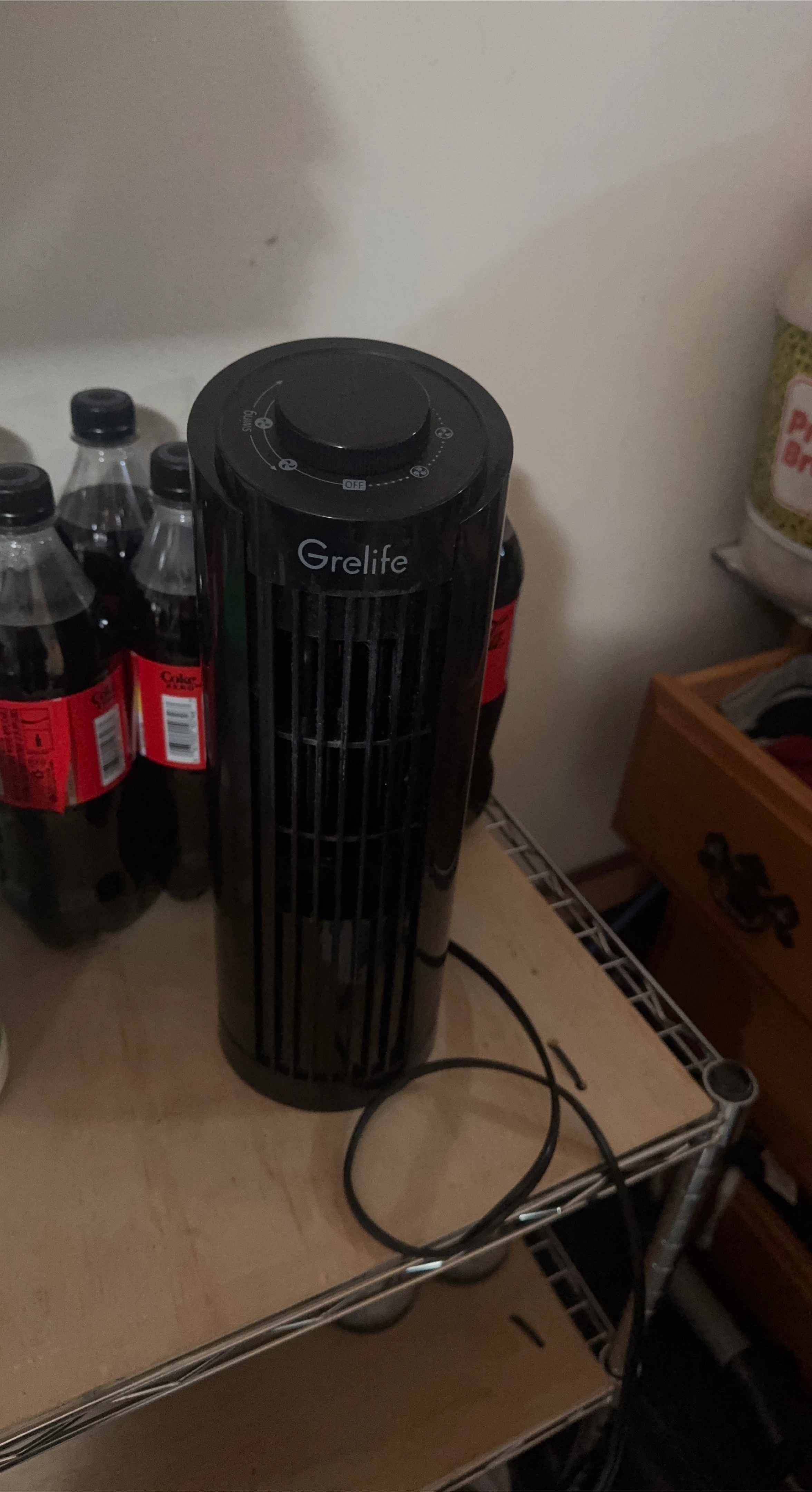 Grelife Tower Fan - Black