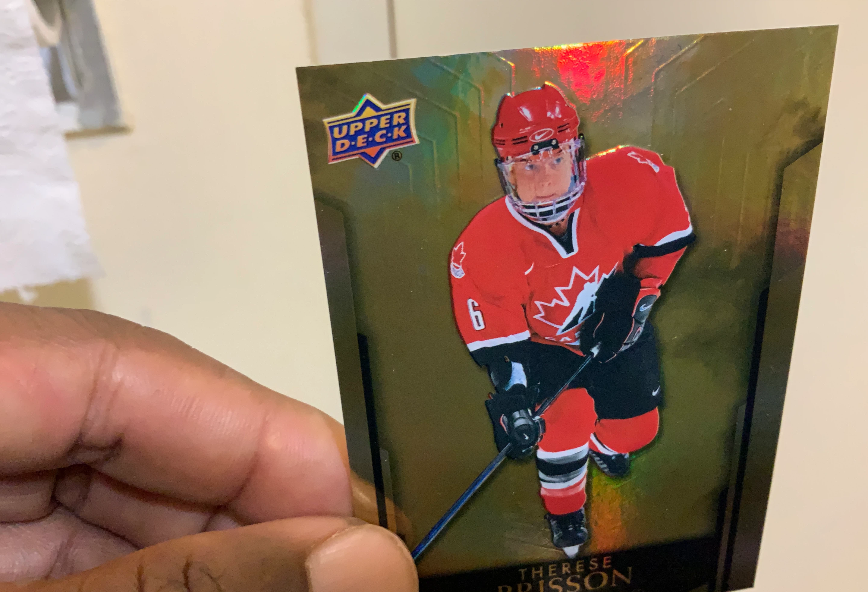 Upper Deck Therese Brisson Hockey Card