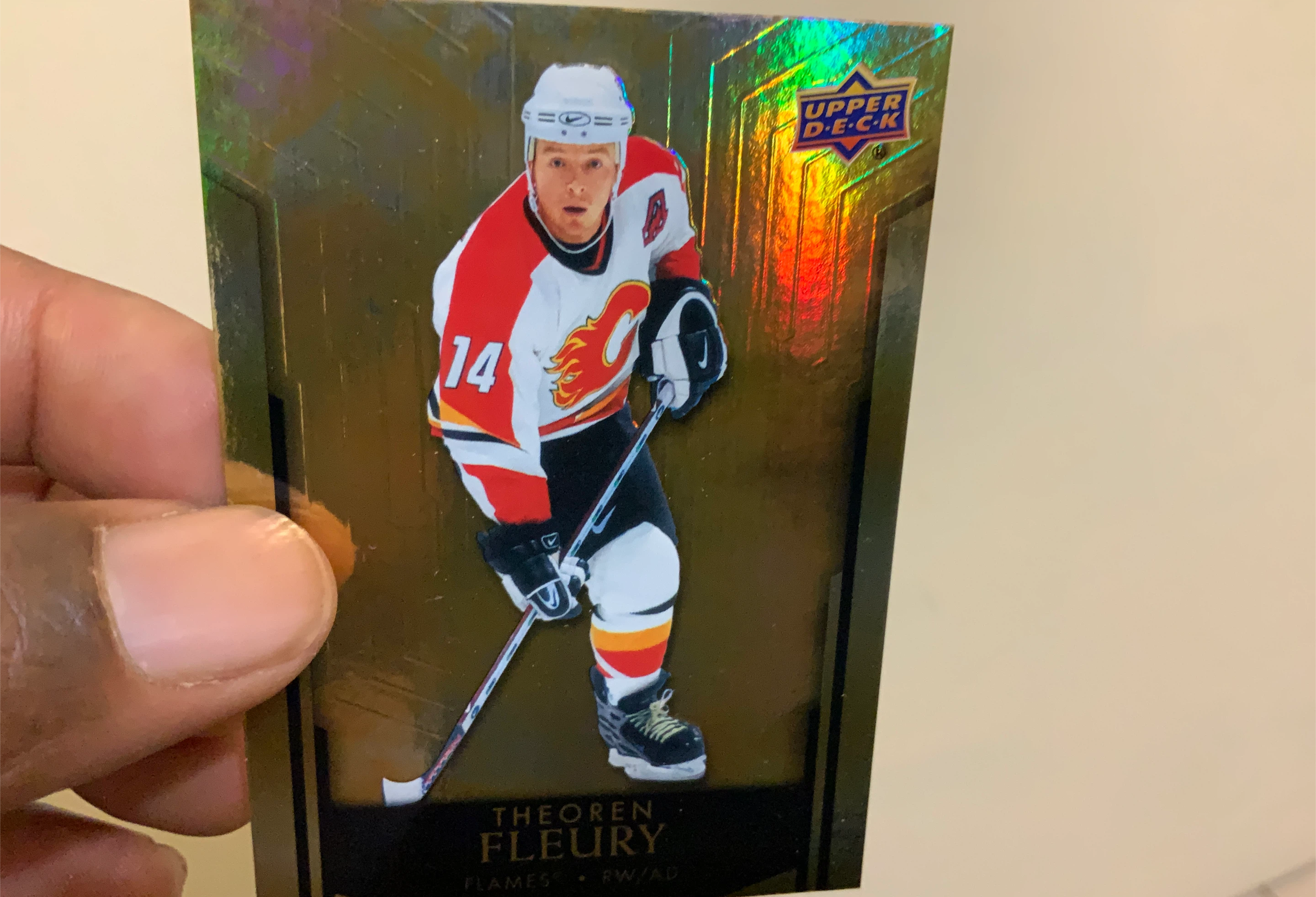 Theoren Fleury Upper Deck Hockey Card