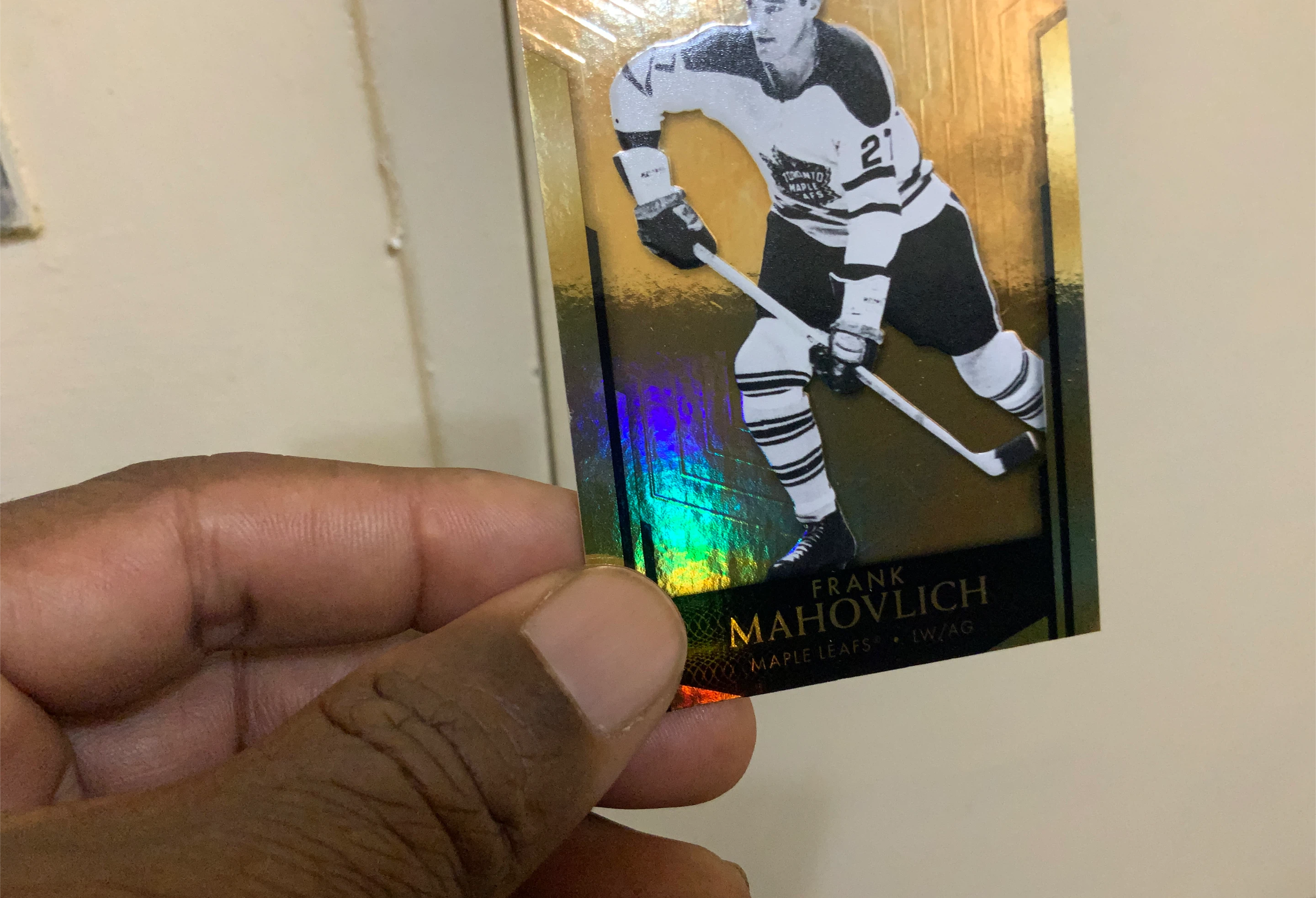 Frank Mahovlich Maple Leafs Hockey Card image indicator(1)