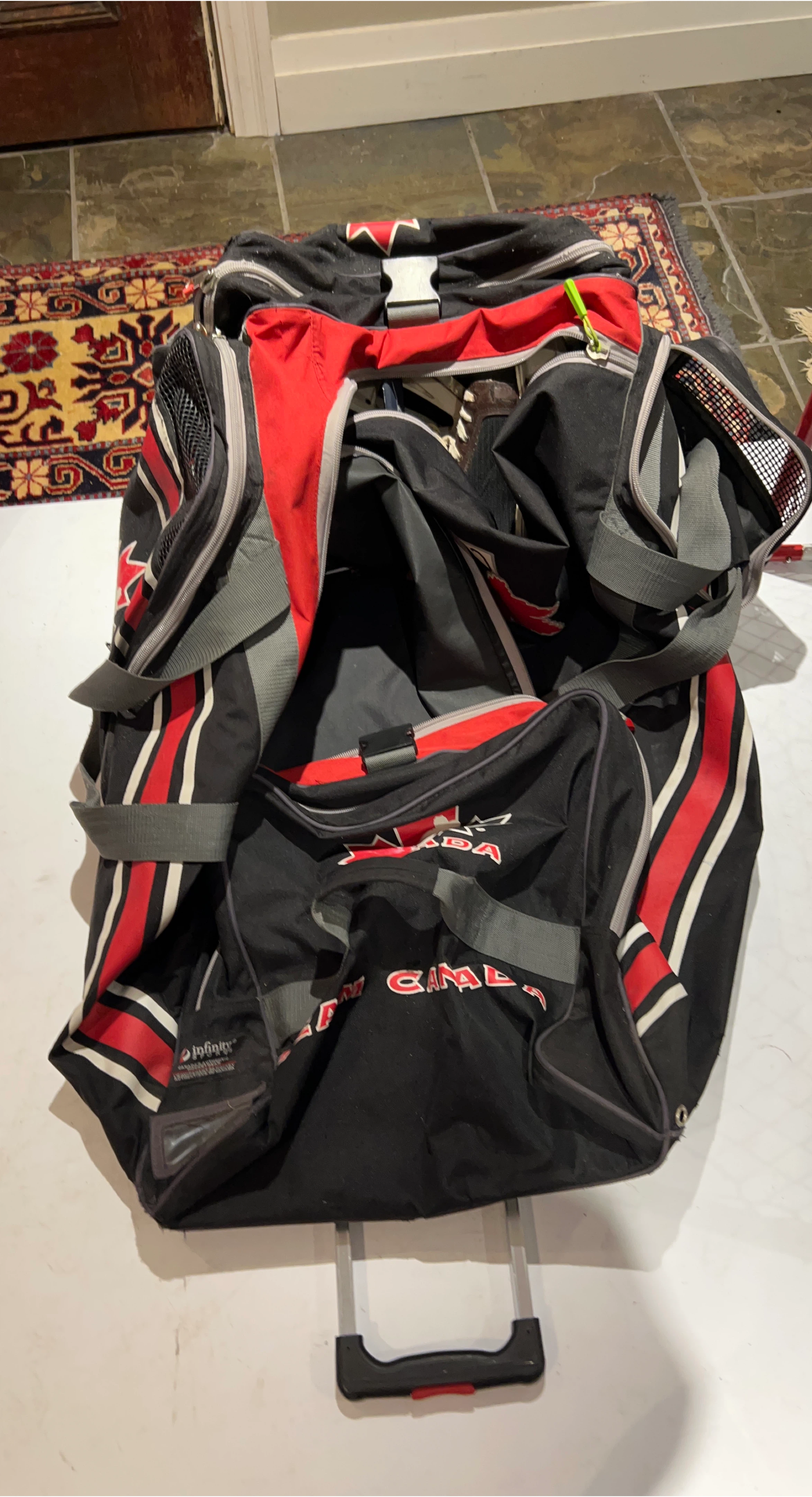 Team Canada Hockey Bag with Wheels