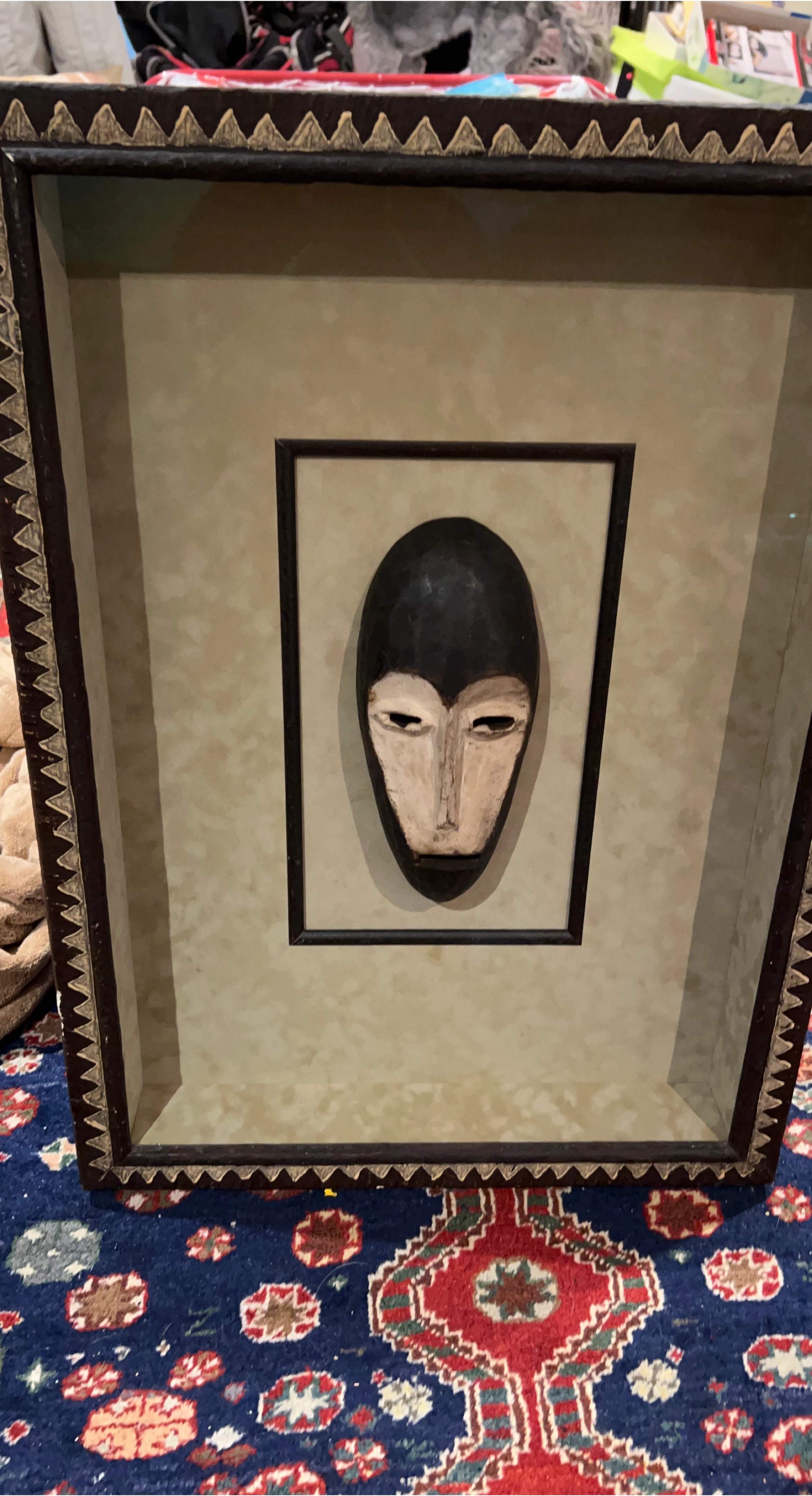 Framed African Mask Wall Art