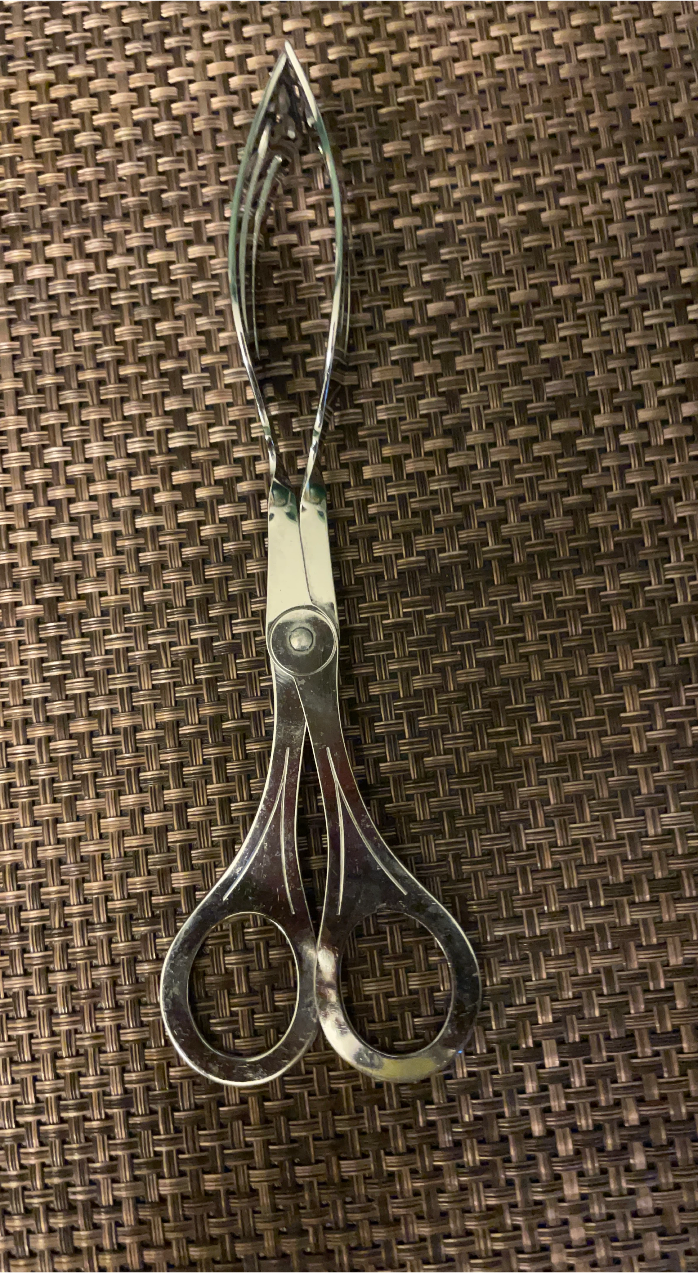 Vintage Silver Serving Tongs