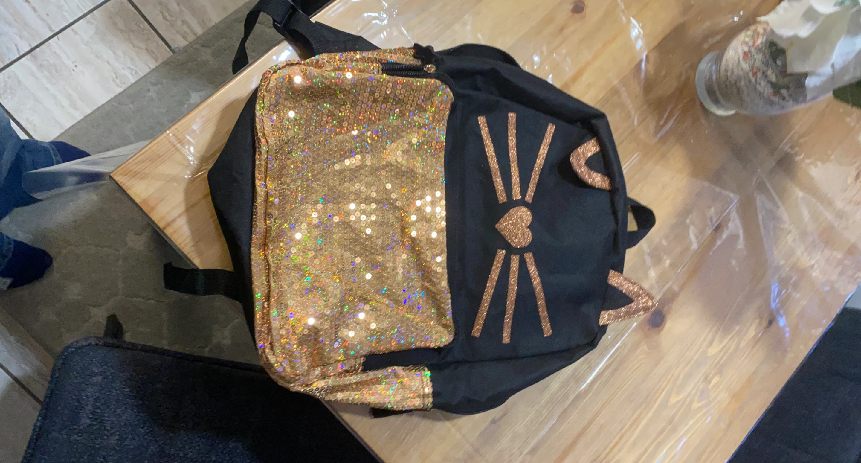 Sparkly Cat Backpack - Kids