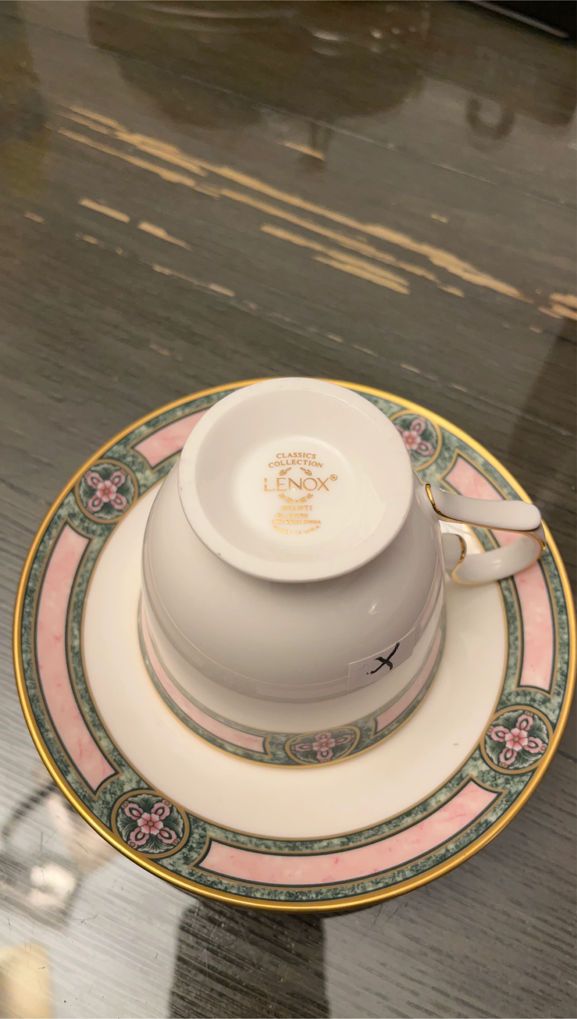 Lenox Avanti Classics Collection Cup & Saucer