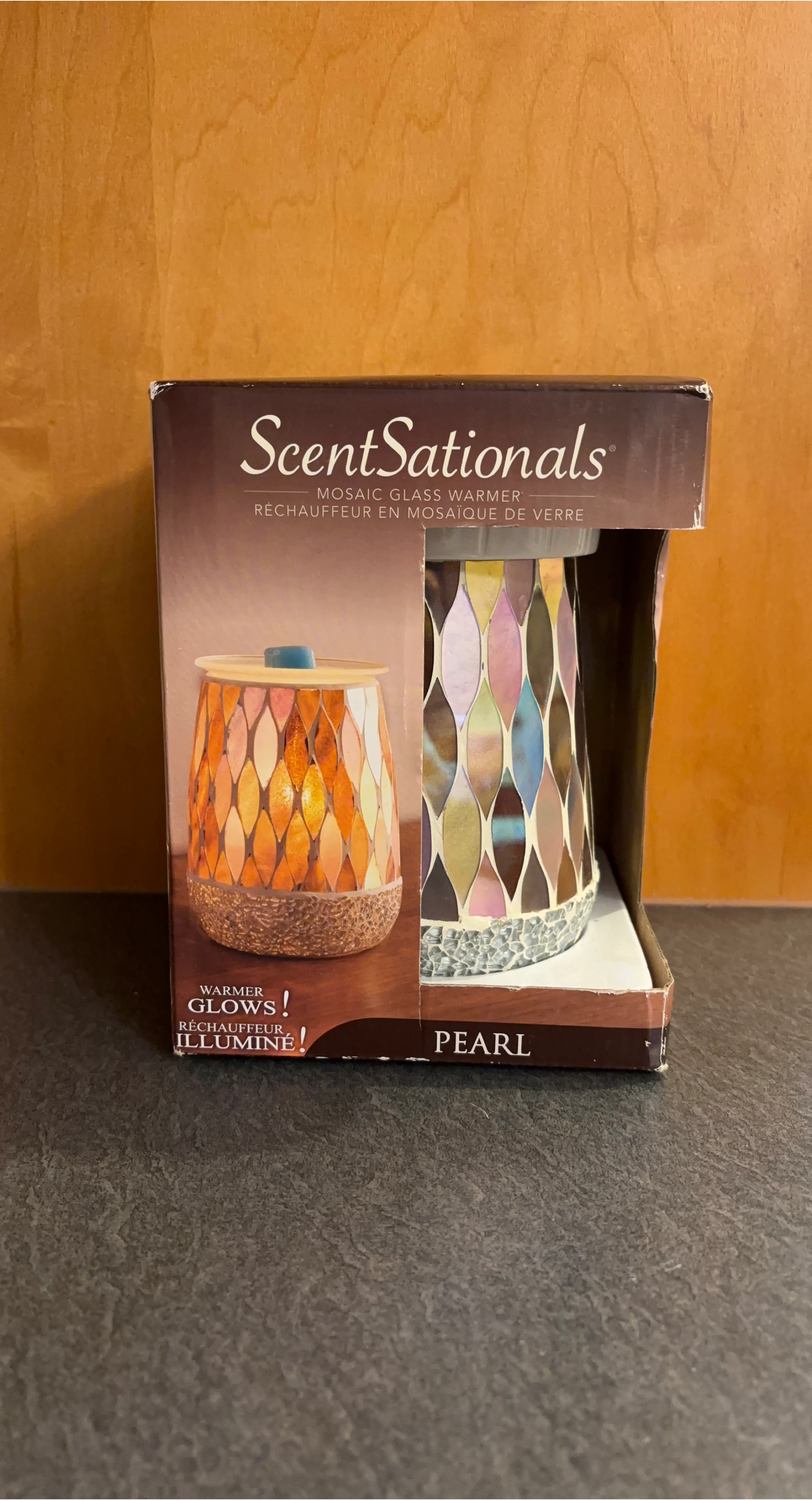 ScentSationals Mosaic Glass Warmer - Pearl