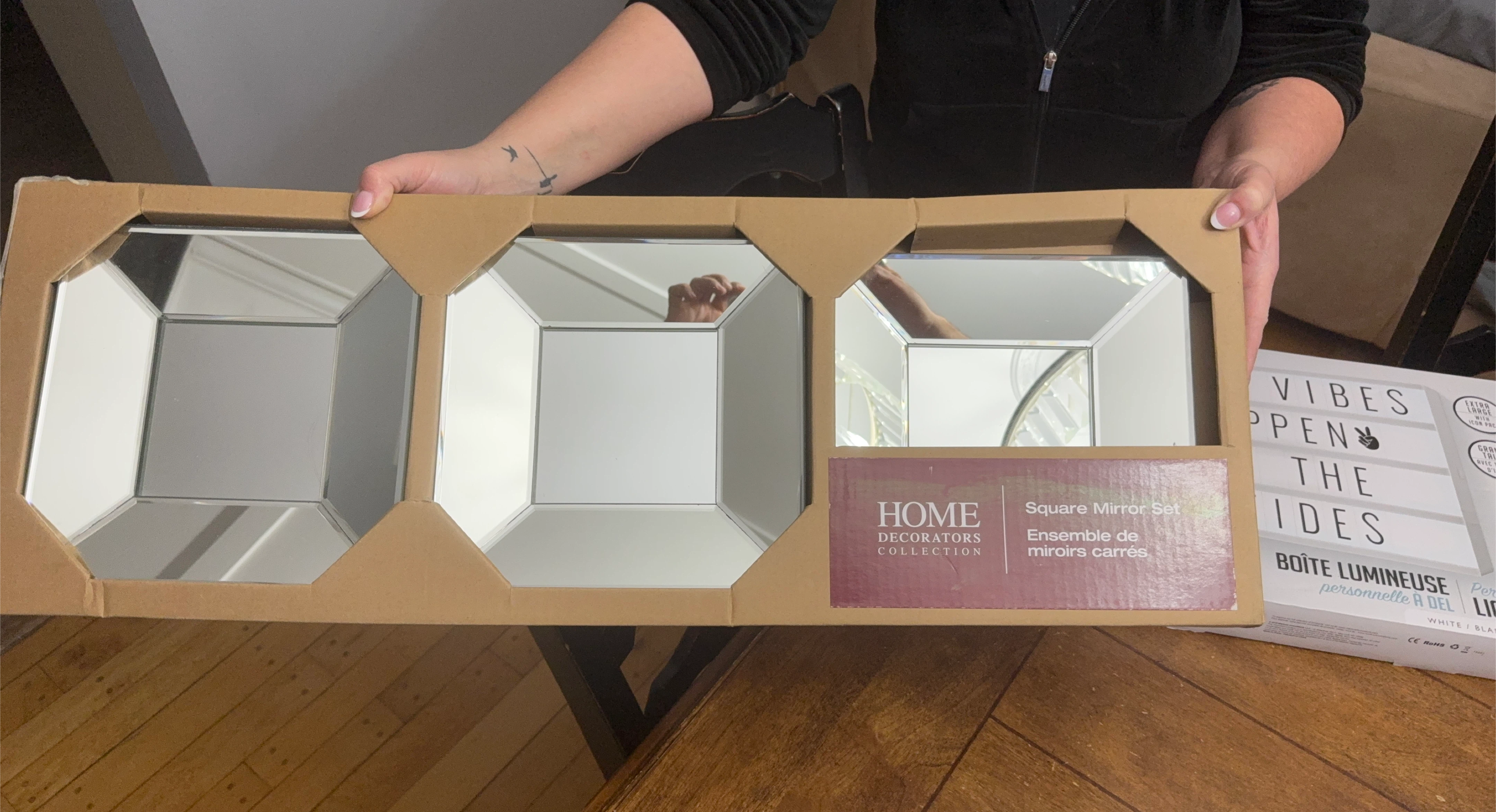 Home Decorators Collection Square Mirror Set image indicator(1)