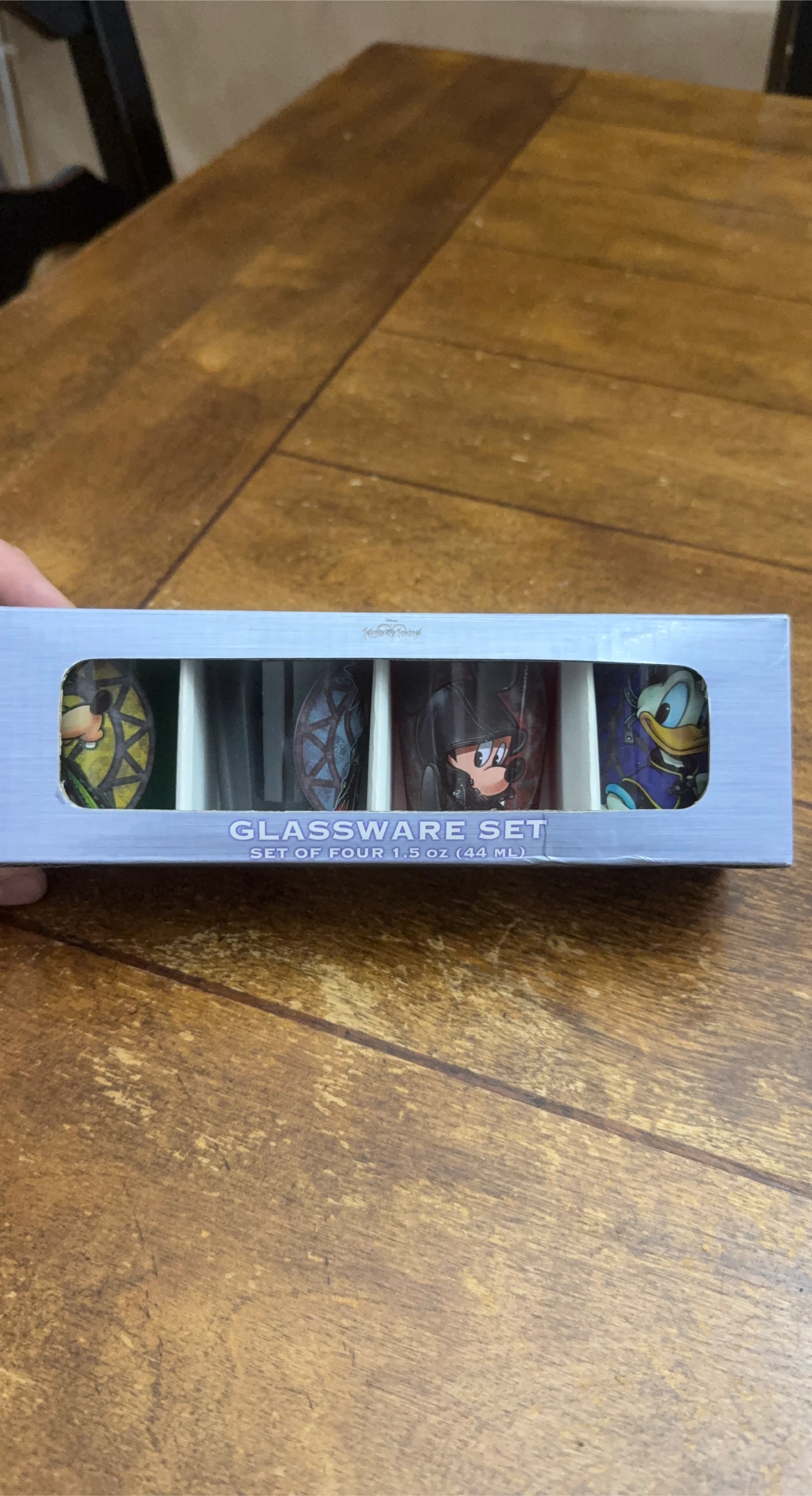 Kingdom Hearts Glassware Set - New in Box!