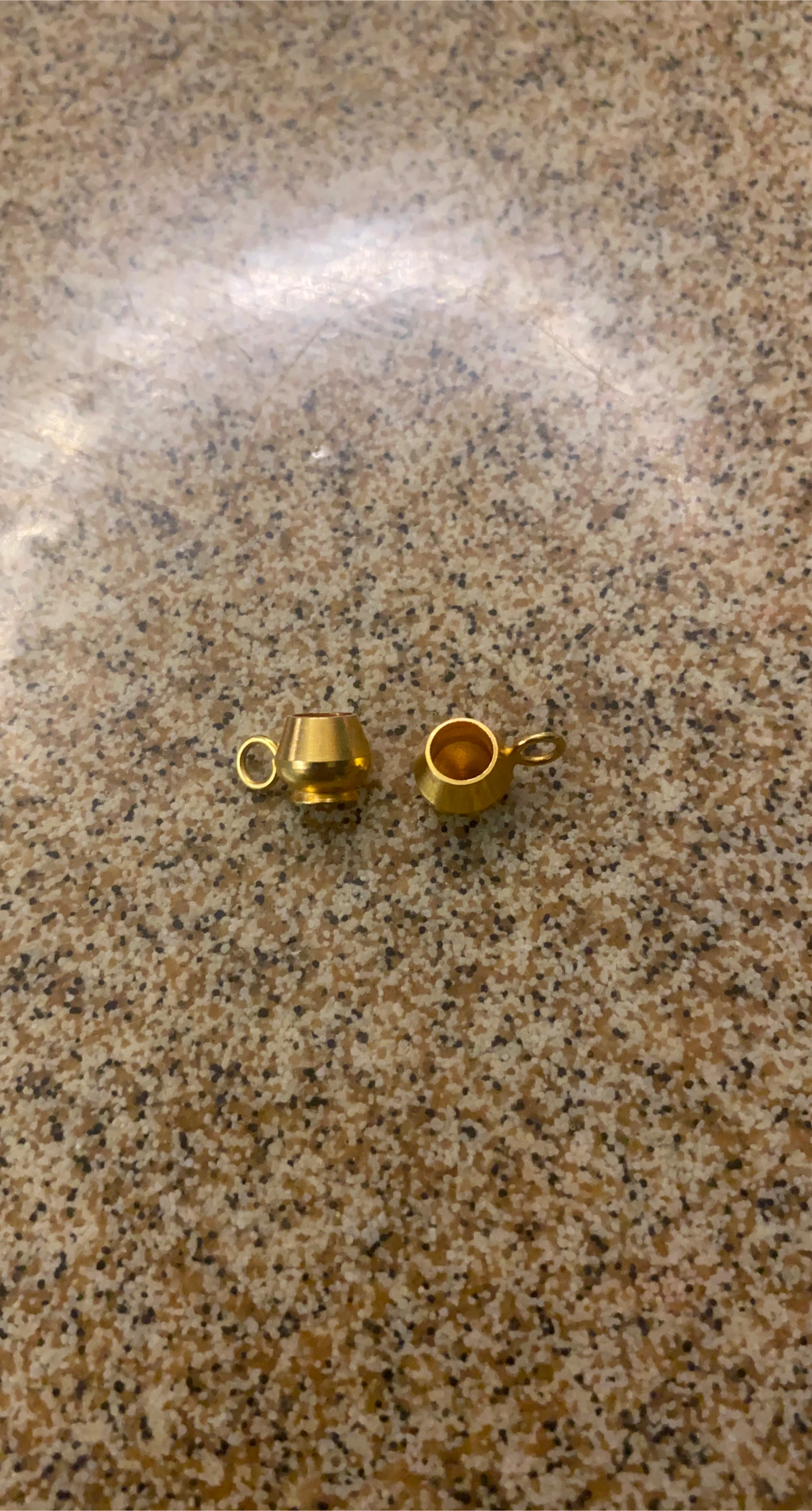 Two Small Gold Charms