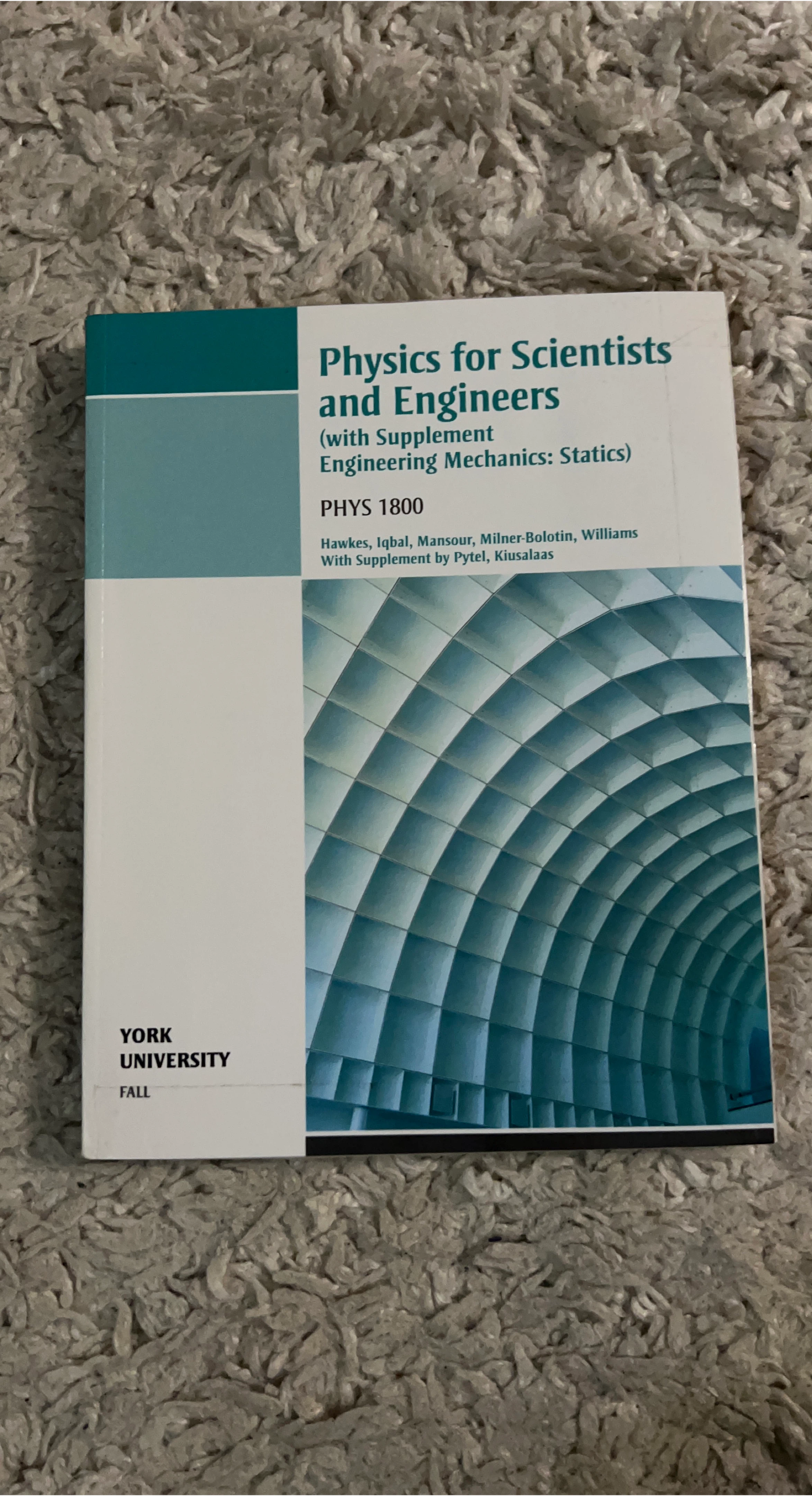 Physics for Scientists and Engineers Textbook