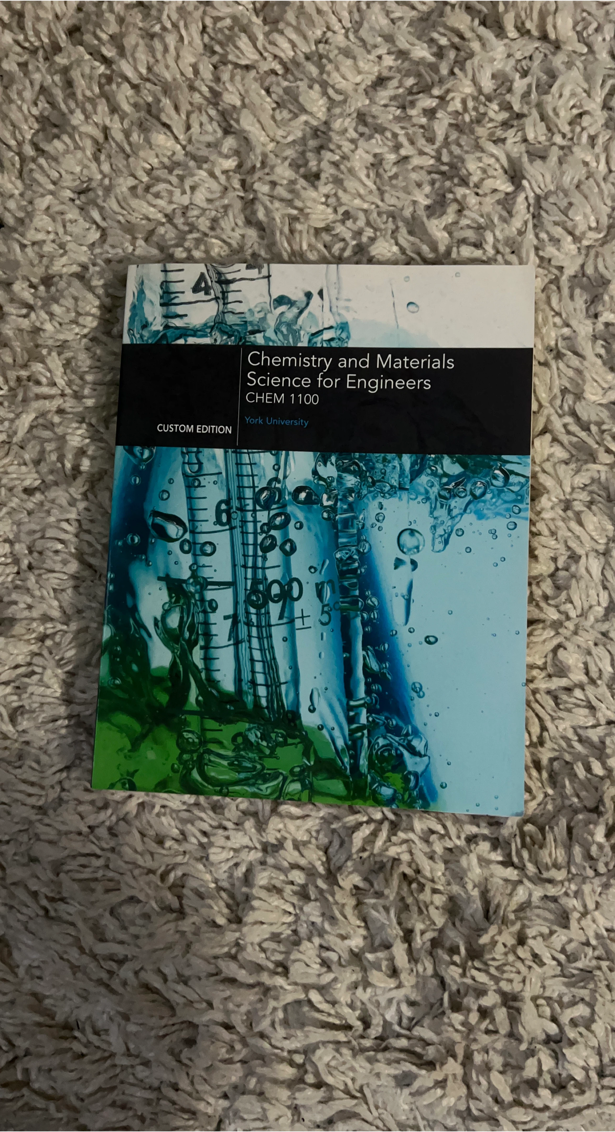 Chemistry and Materials Science for Engineers CHEM 1100