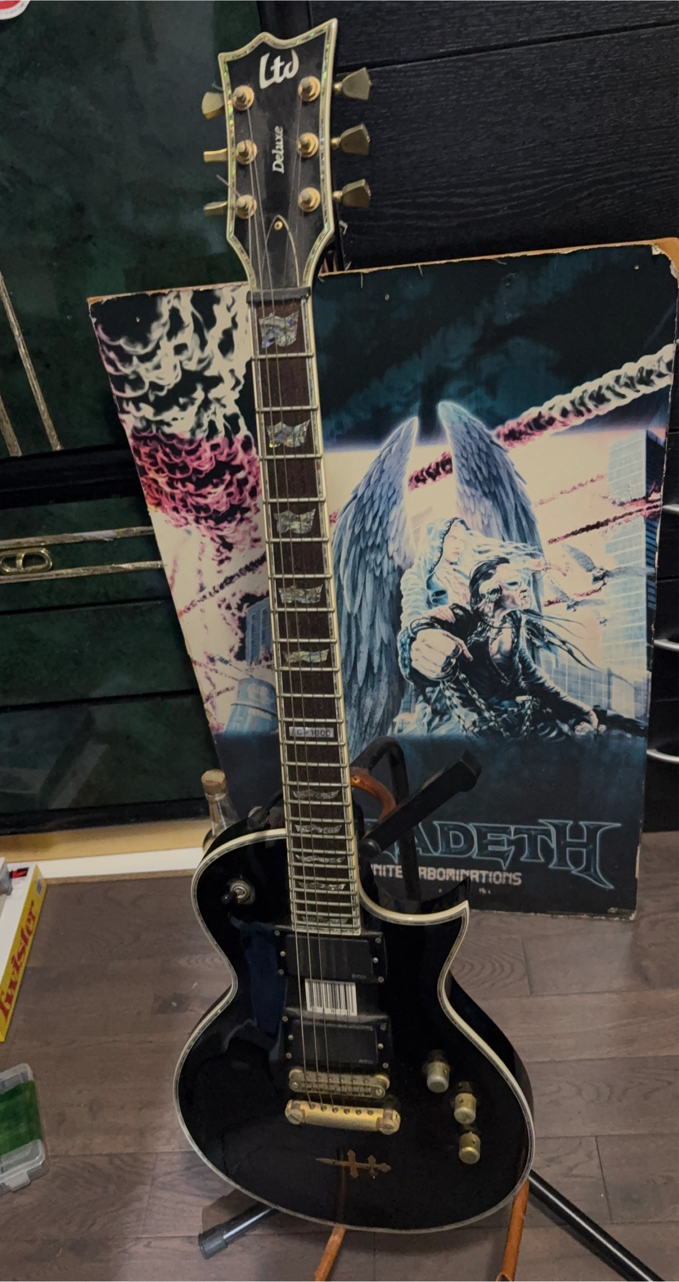 LTD Deluxe Black Electric Guitar