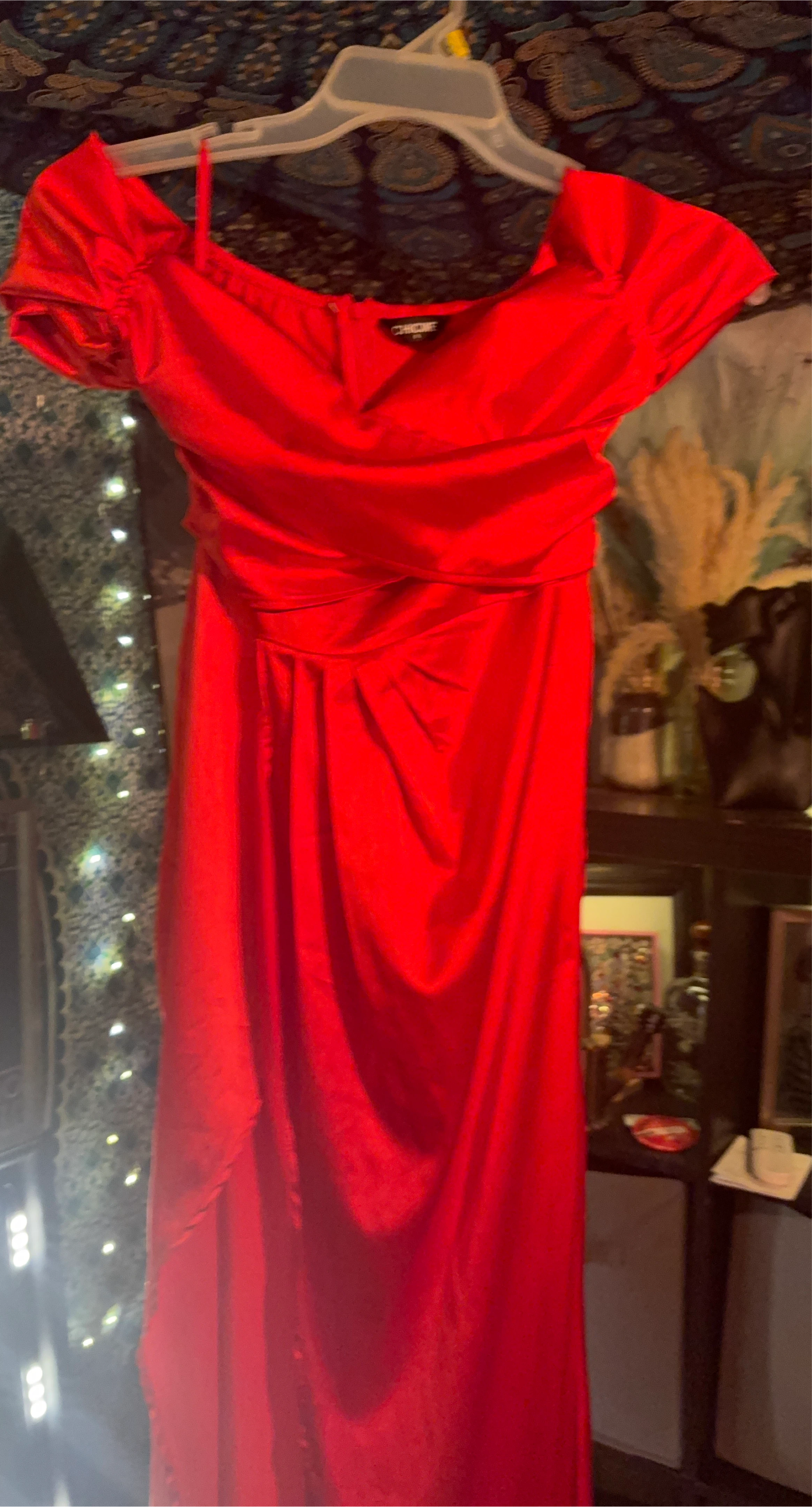 CHICME Red Maxi Dress