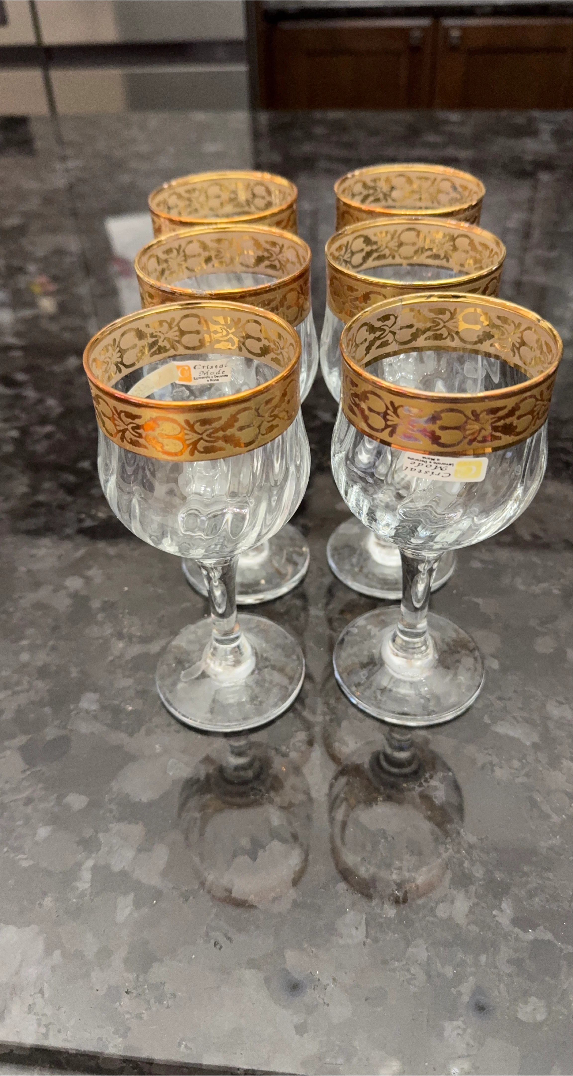Cristal Mode Liquor Glasses (Set of 6)