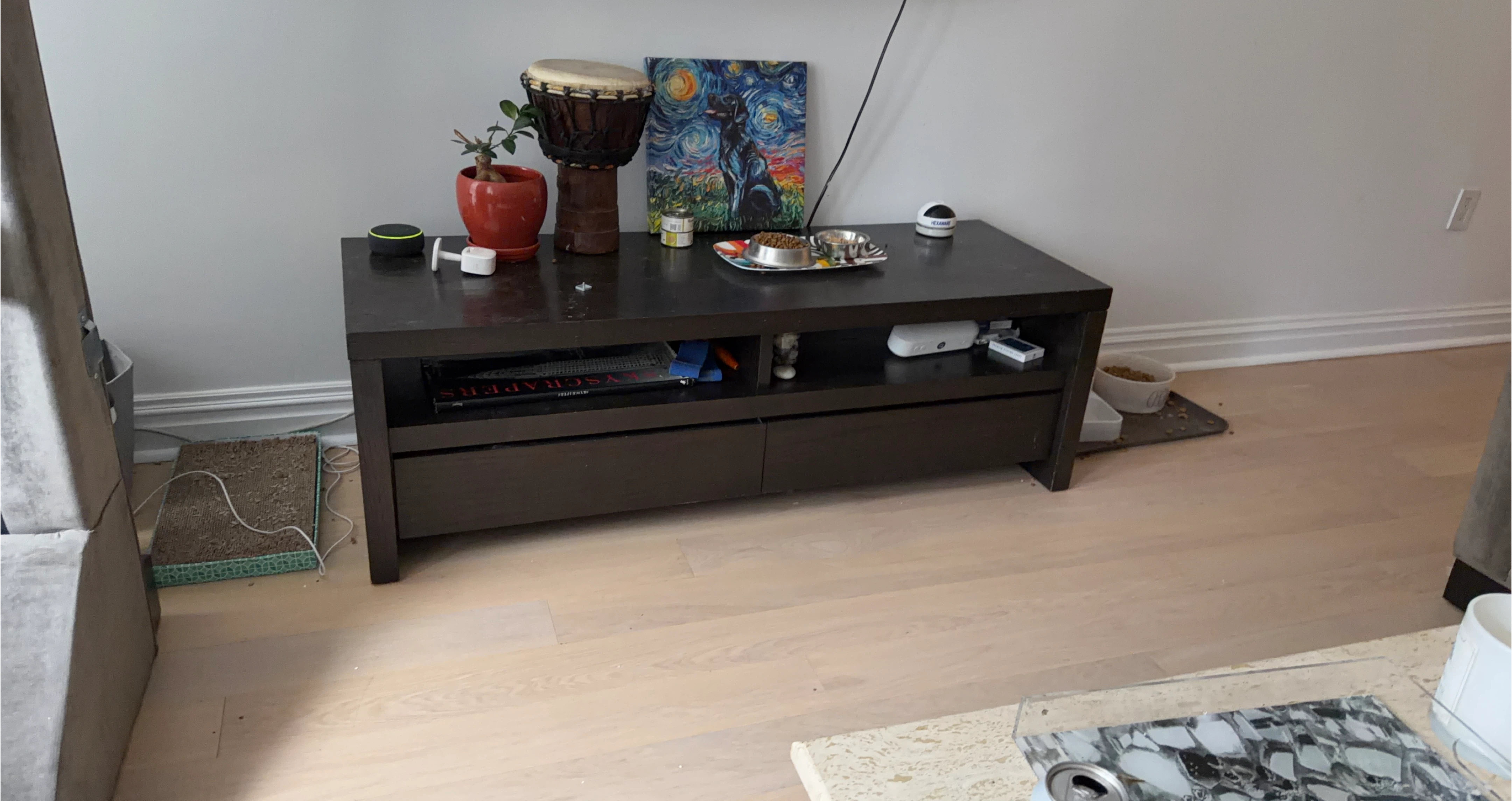 Dark Brown TV Stand
