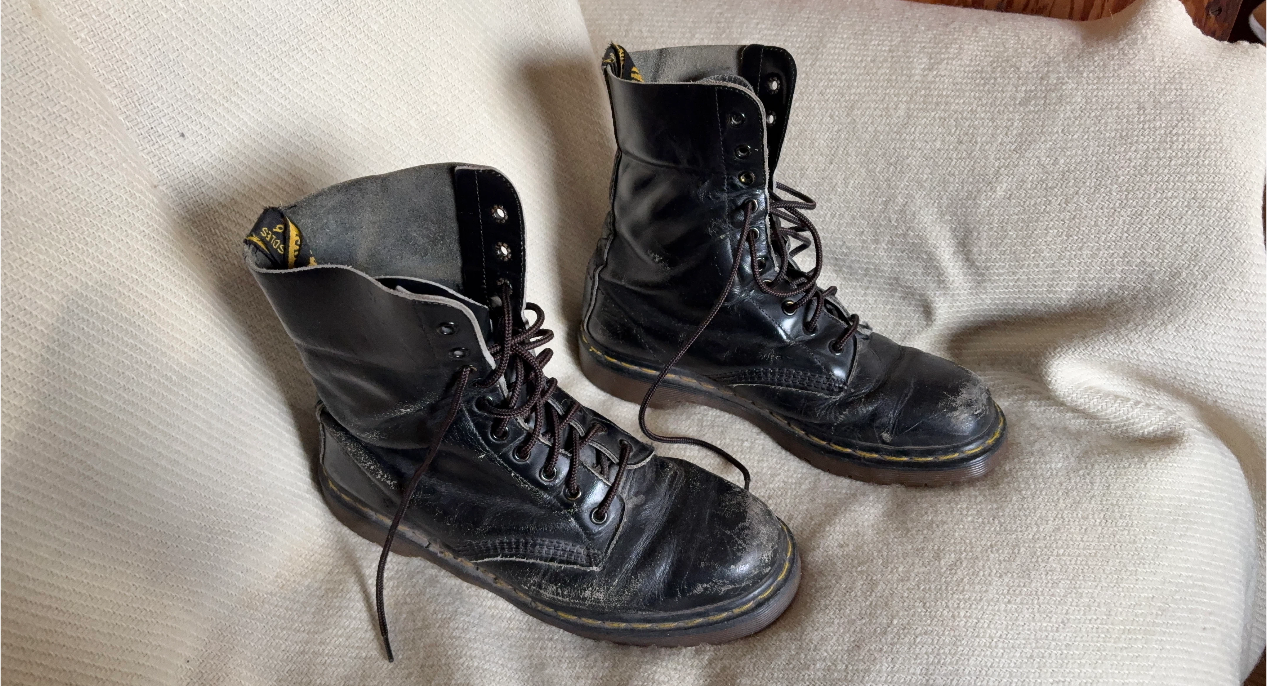 Dr. Martens Black Leather Boots