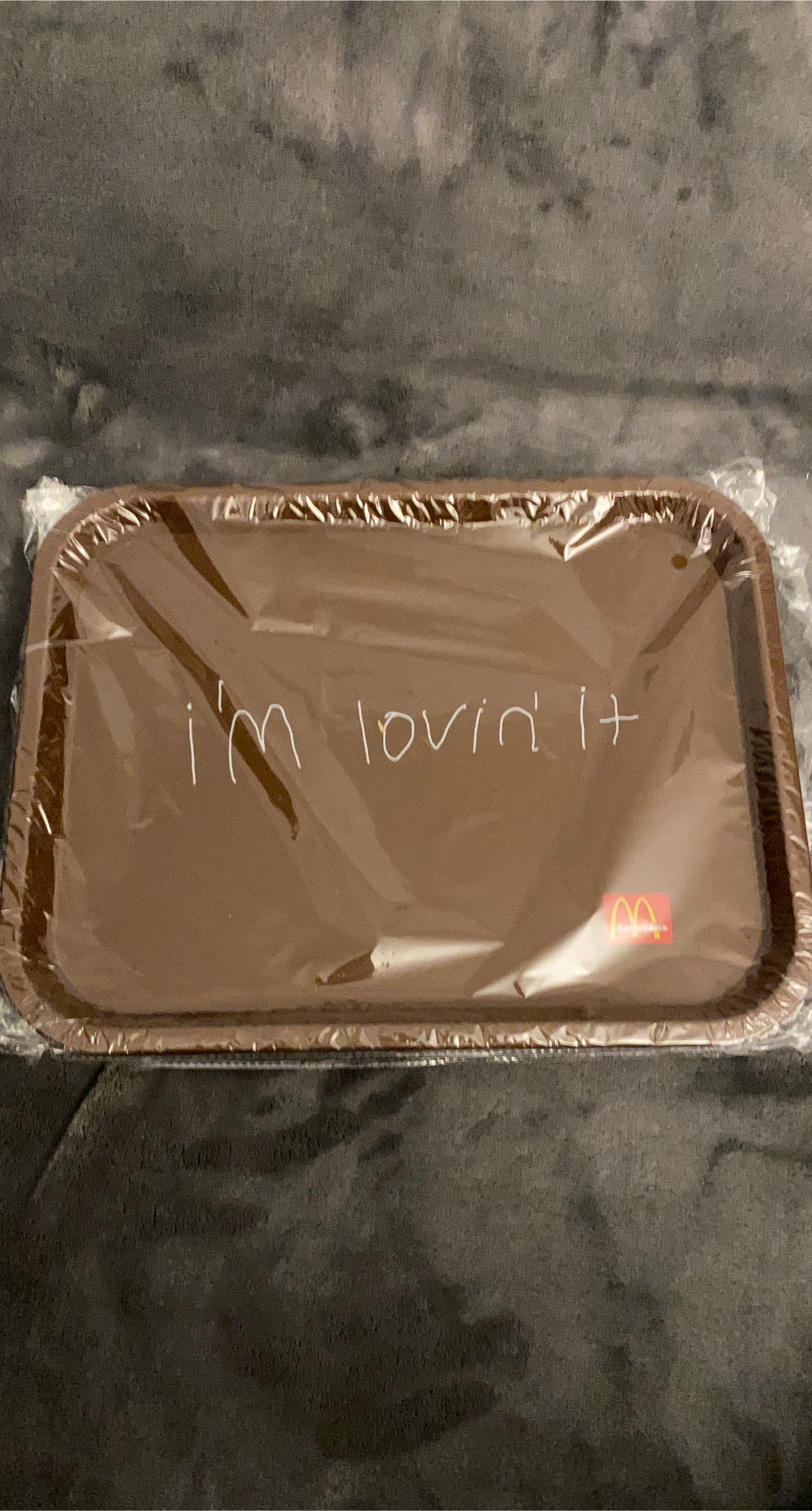 McDonald's Tray - I'm Lovin' It!