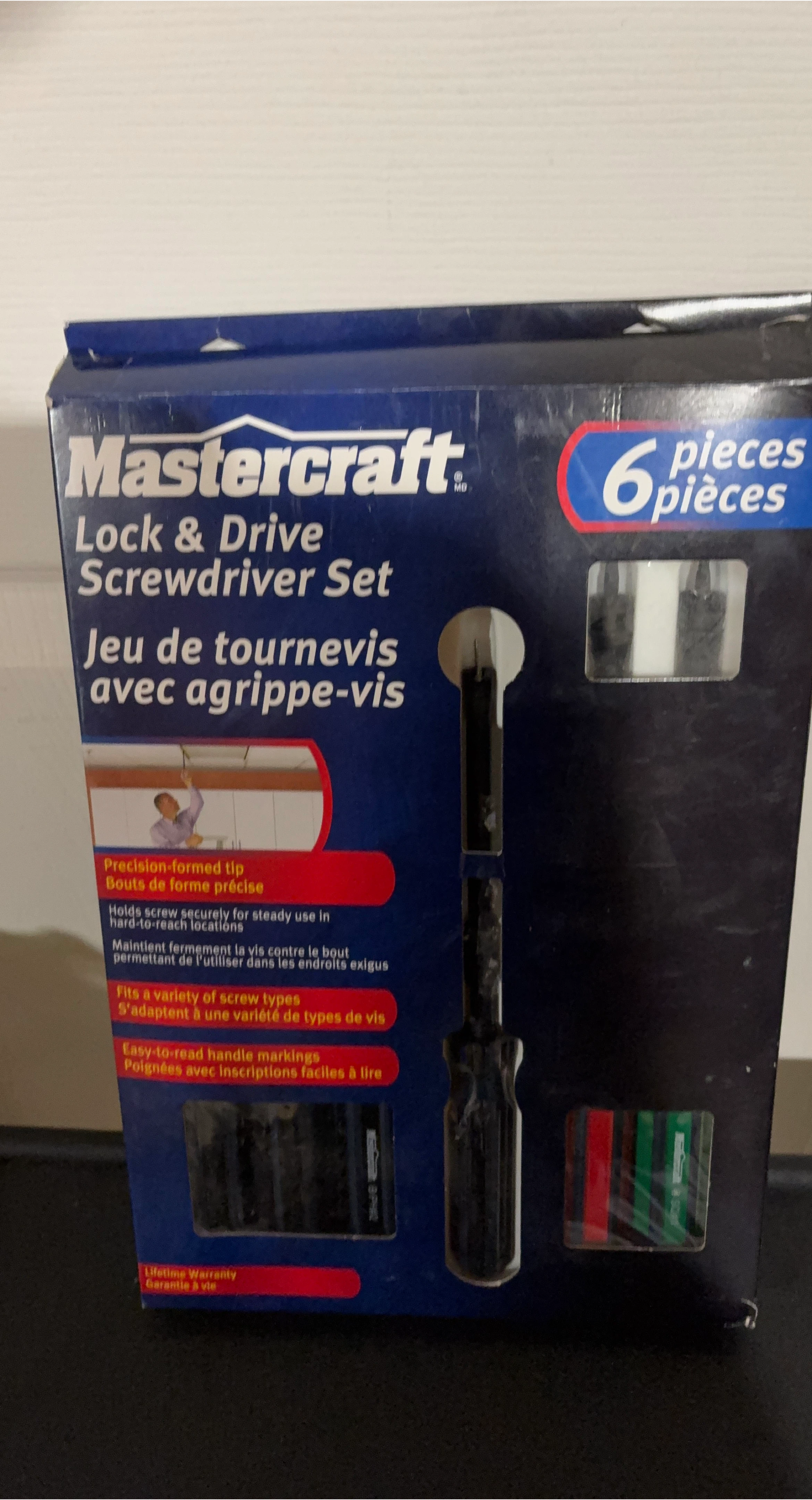 Mastercraft Lock & Drive Screwdriver Set - 6 Pieces