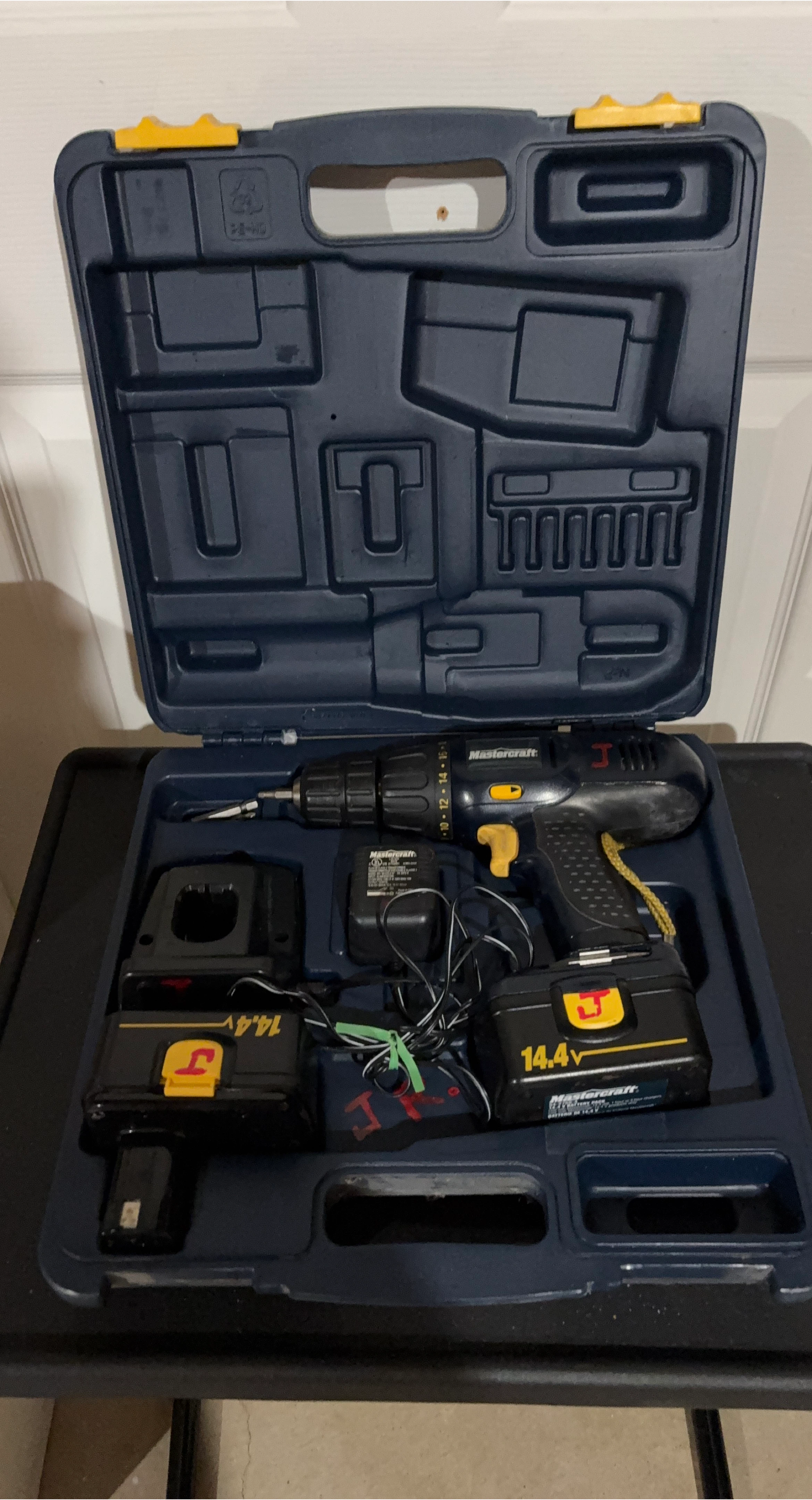 Mastercraft 14.4V Cordless Drill with Case