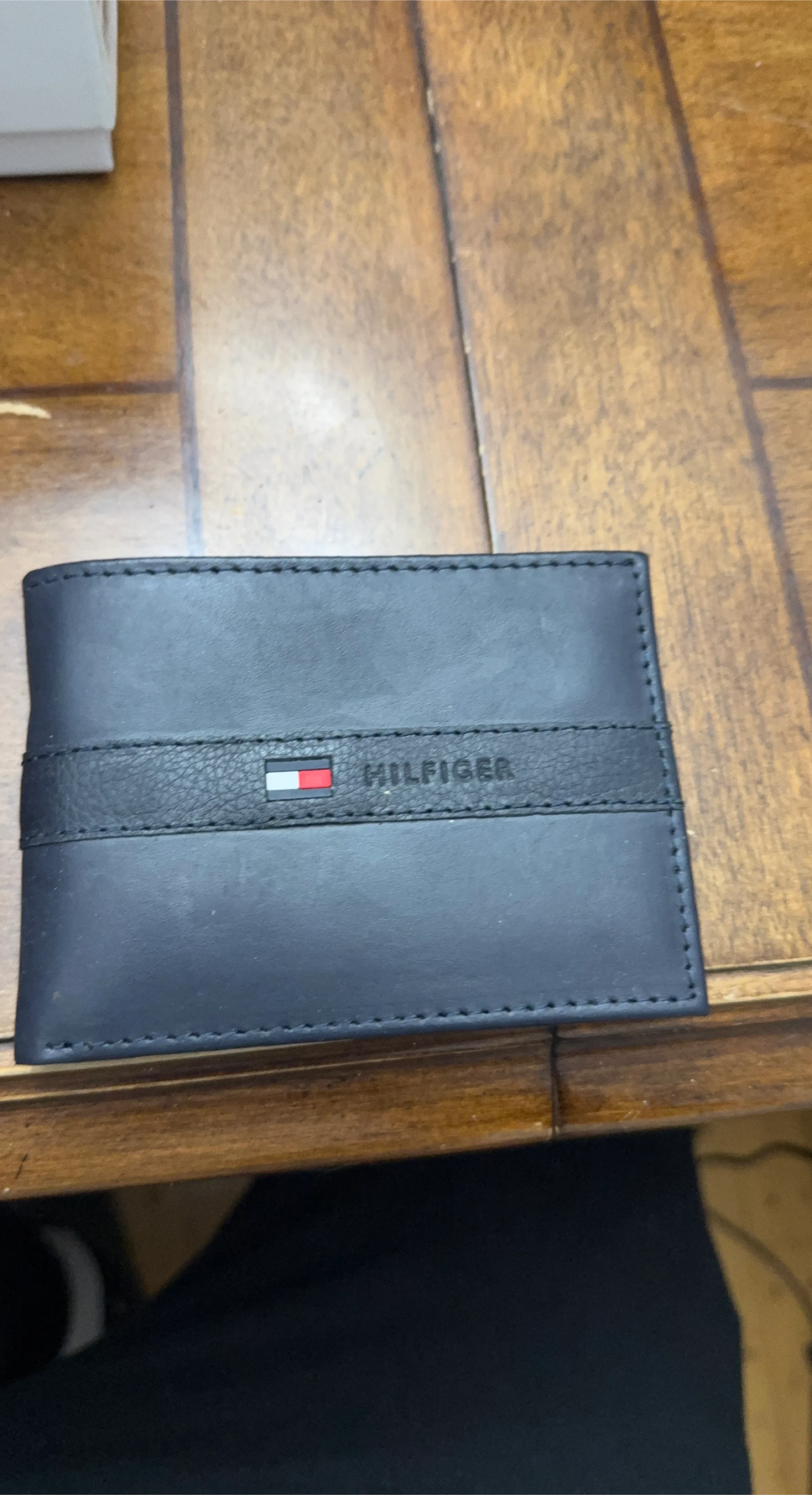 Tommy Hilfiger Black Leather Wallet