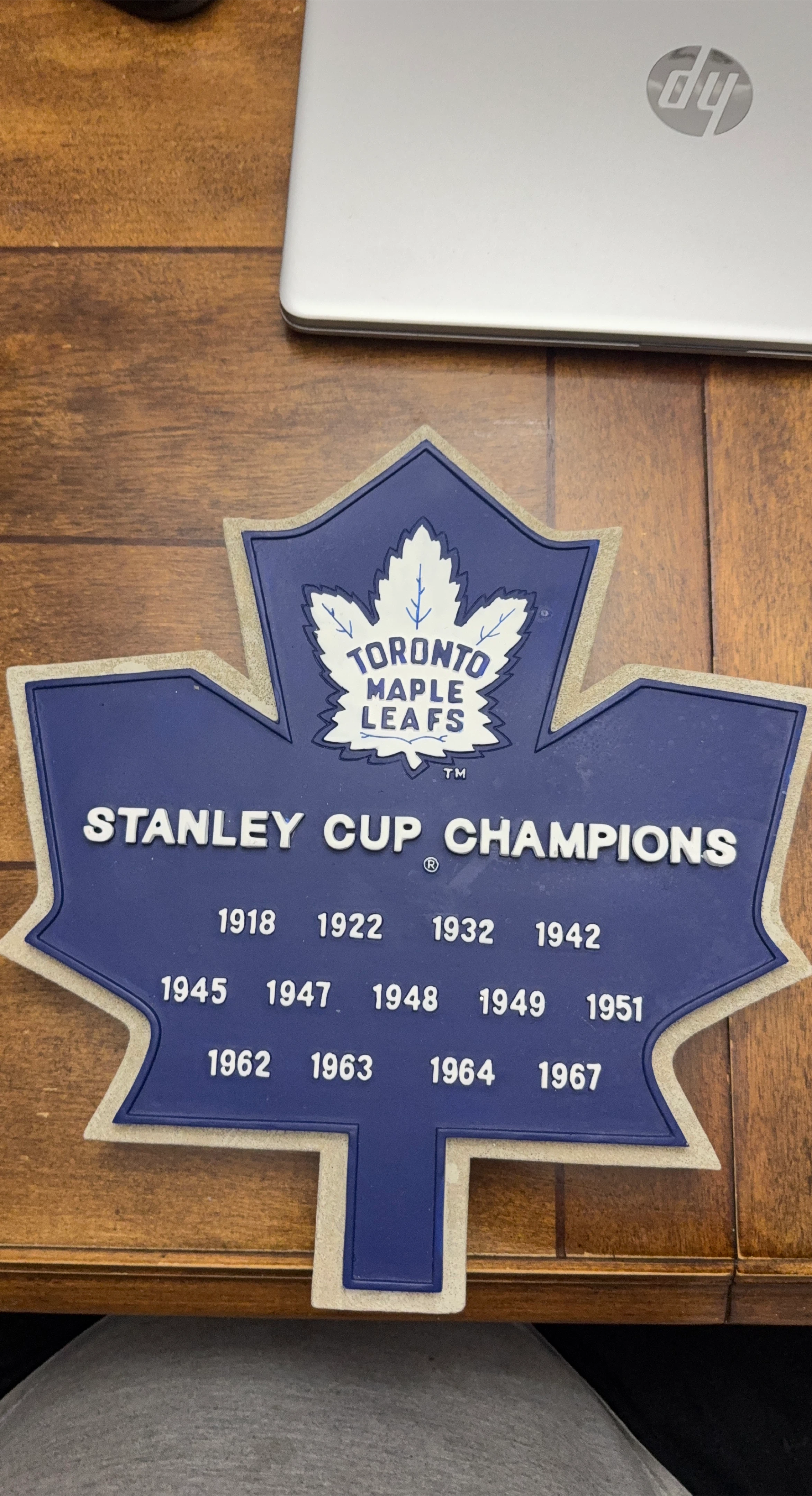 Toronto Maple Leafs Stanley Cup Champions Sign