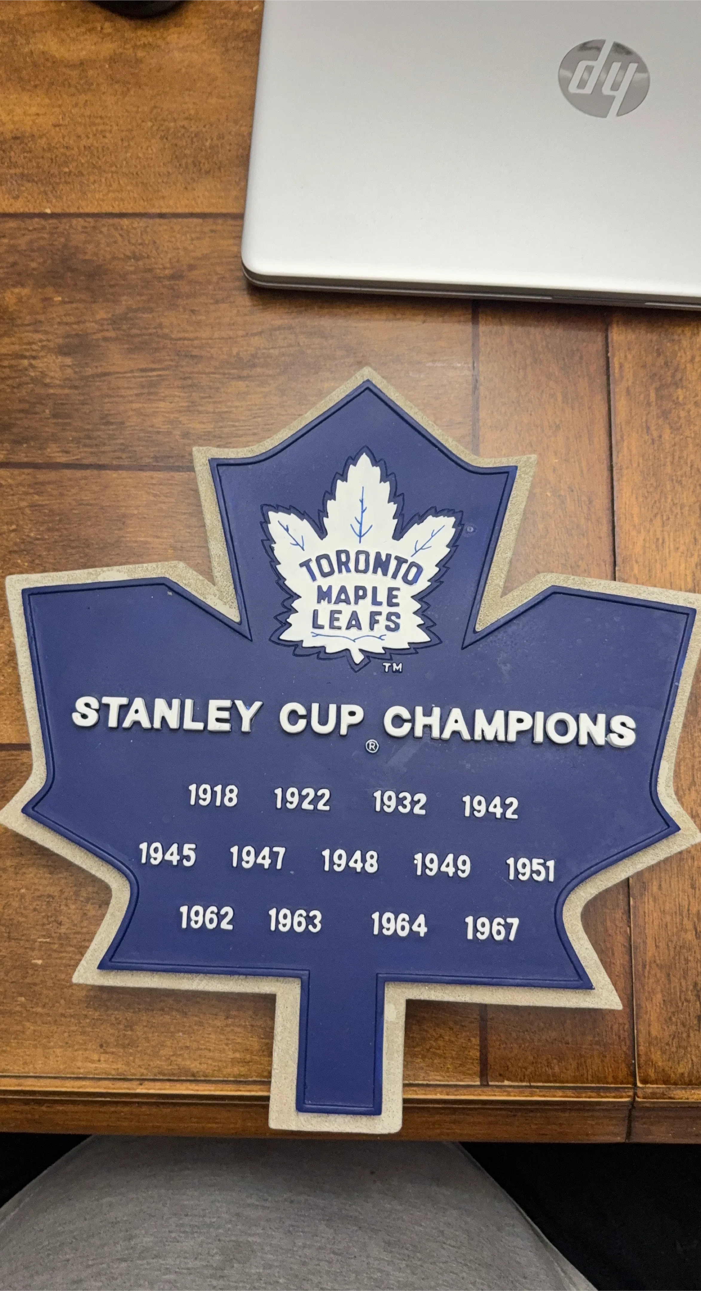 Toronto Maple Leafs Stanley Cup Champions Sign