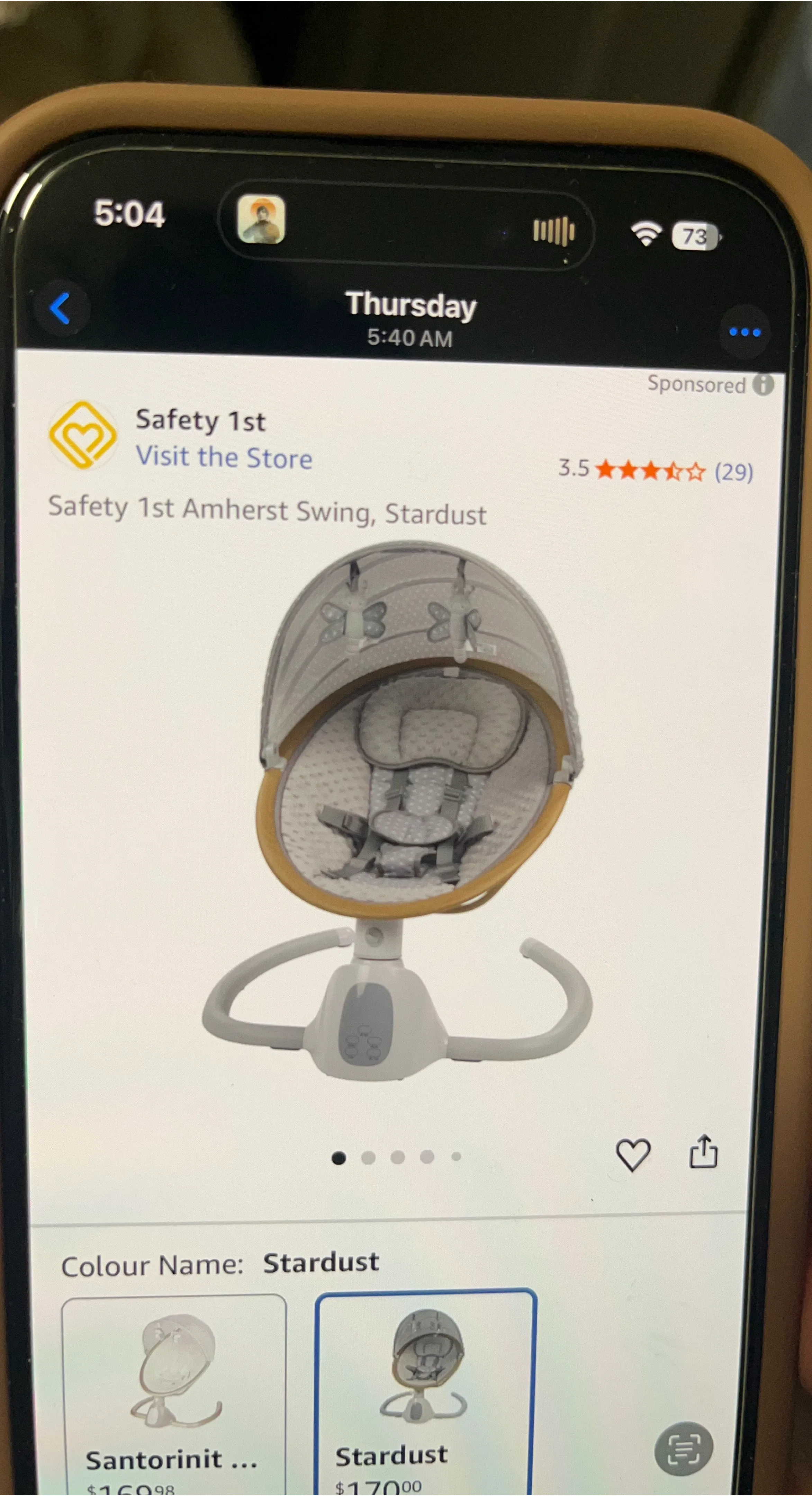 Safety 1st Amherst Swing - Stardust