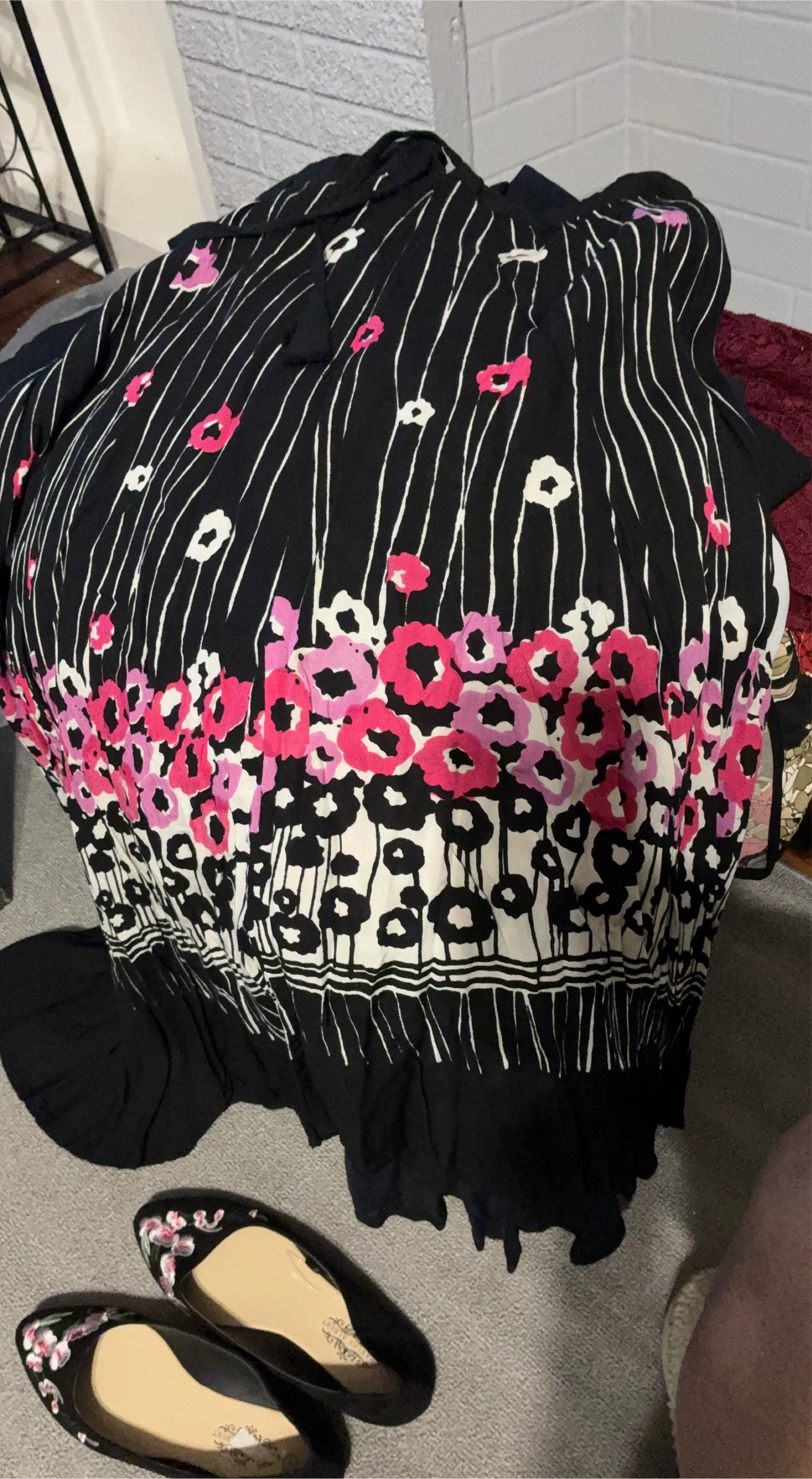 Floral Dress & Matching Flats