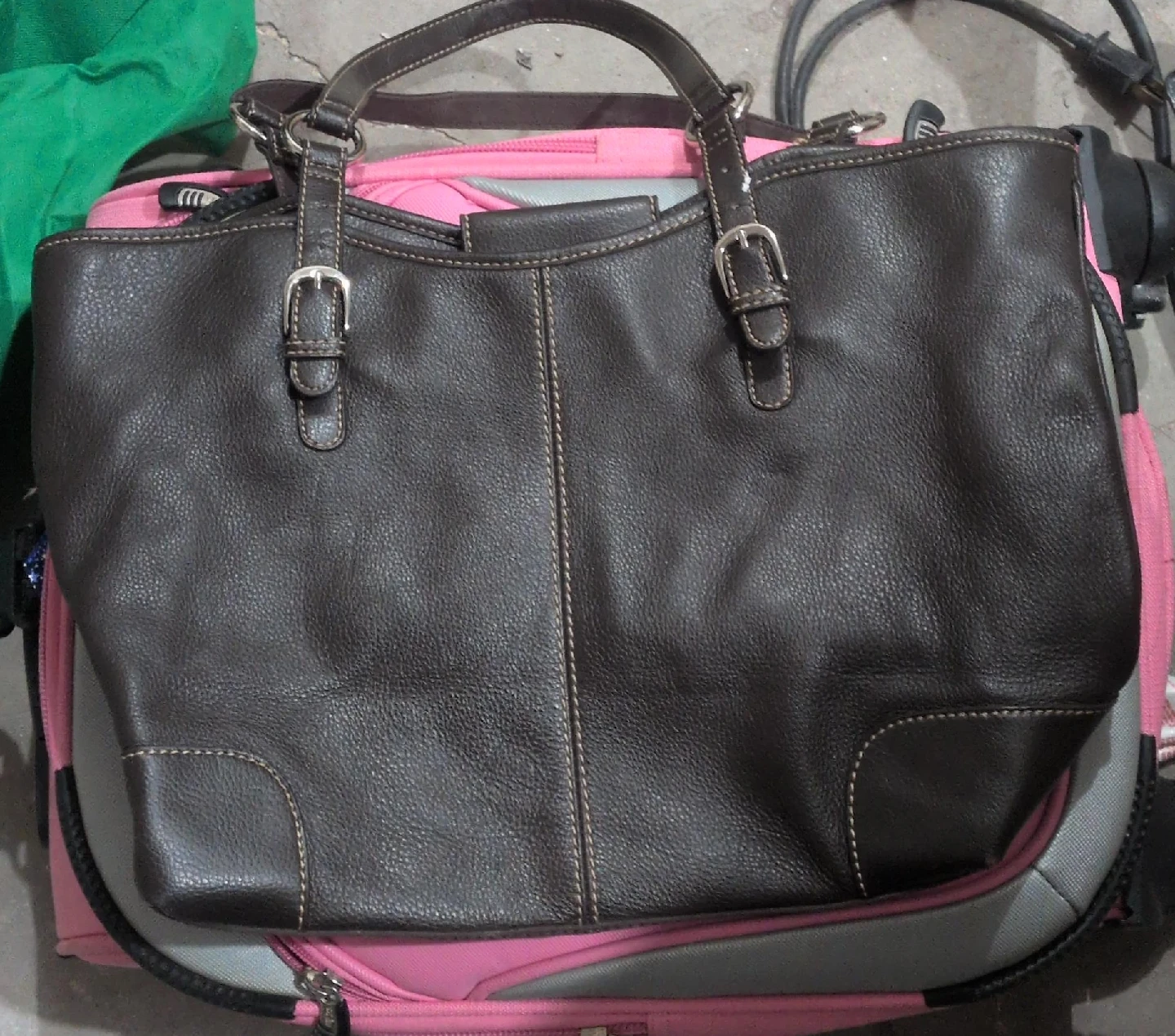 The Sak Brown Leather Handbag