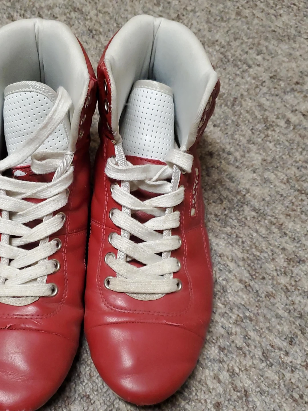 Red High-Top Sneakers thumbnail