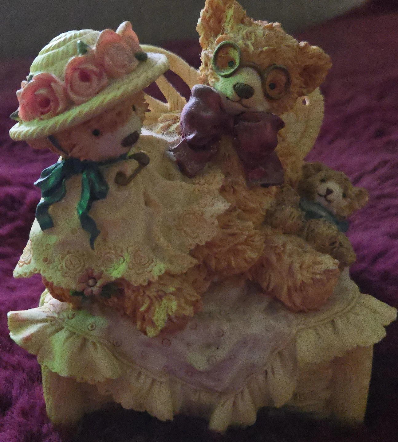 Teddy Bear Figurine - Collectible Decor