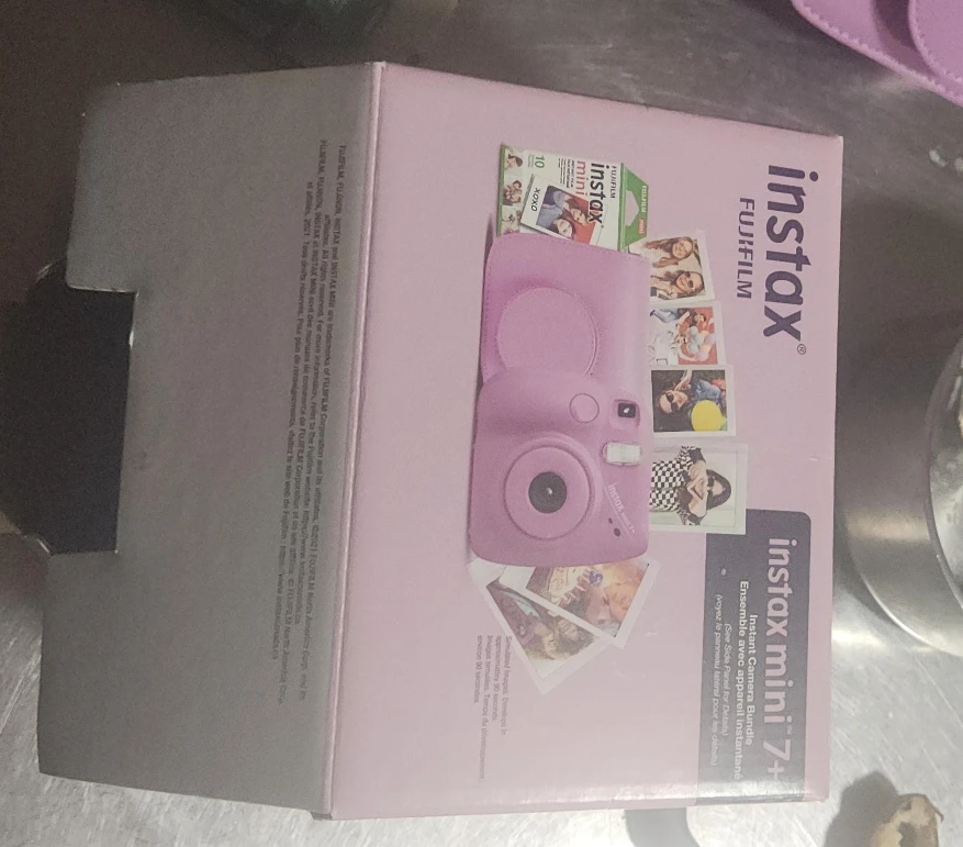 Fujifilm Instax Mini 7+ Instant Camera Bundle with Case and Film