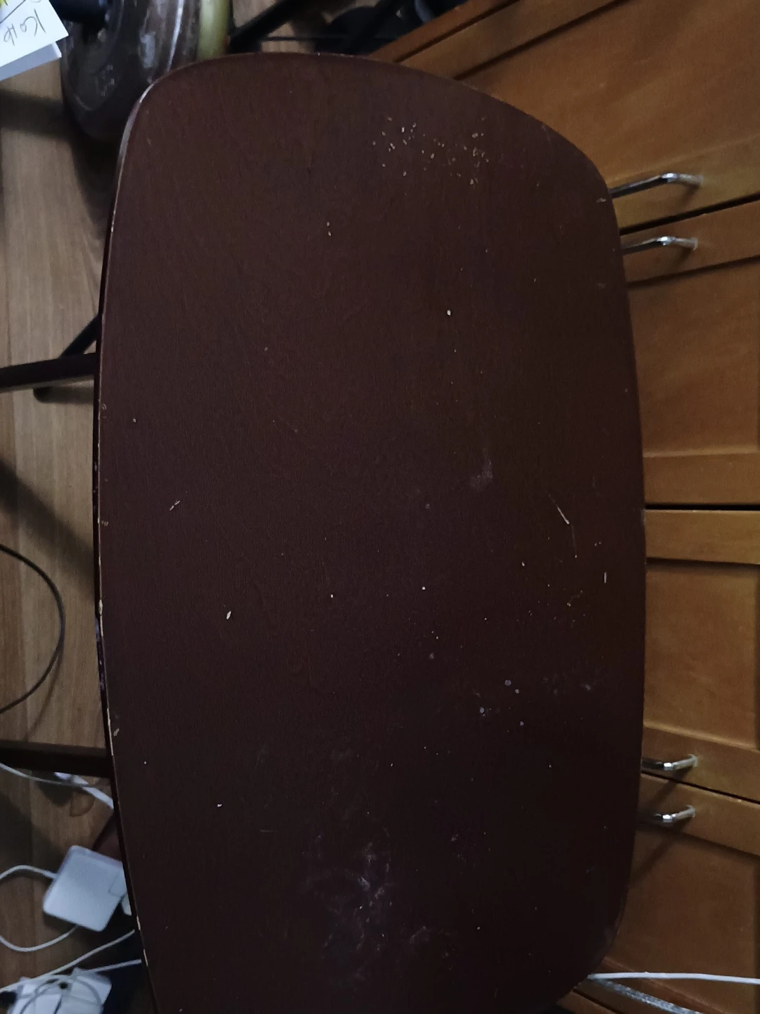 🥕Brown Wooden tv table thumbnail