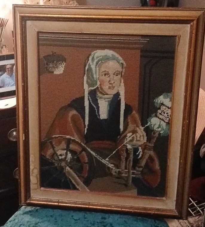 Framed Needlepoint Art