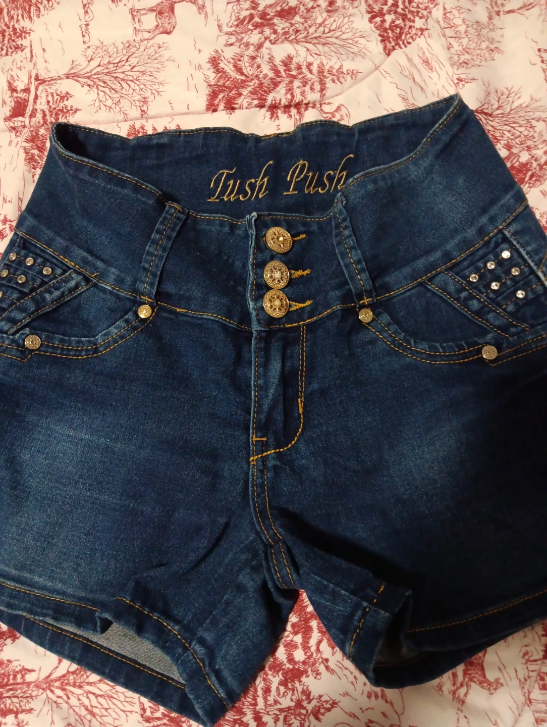 Tush Push Denim Shorts