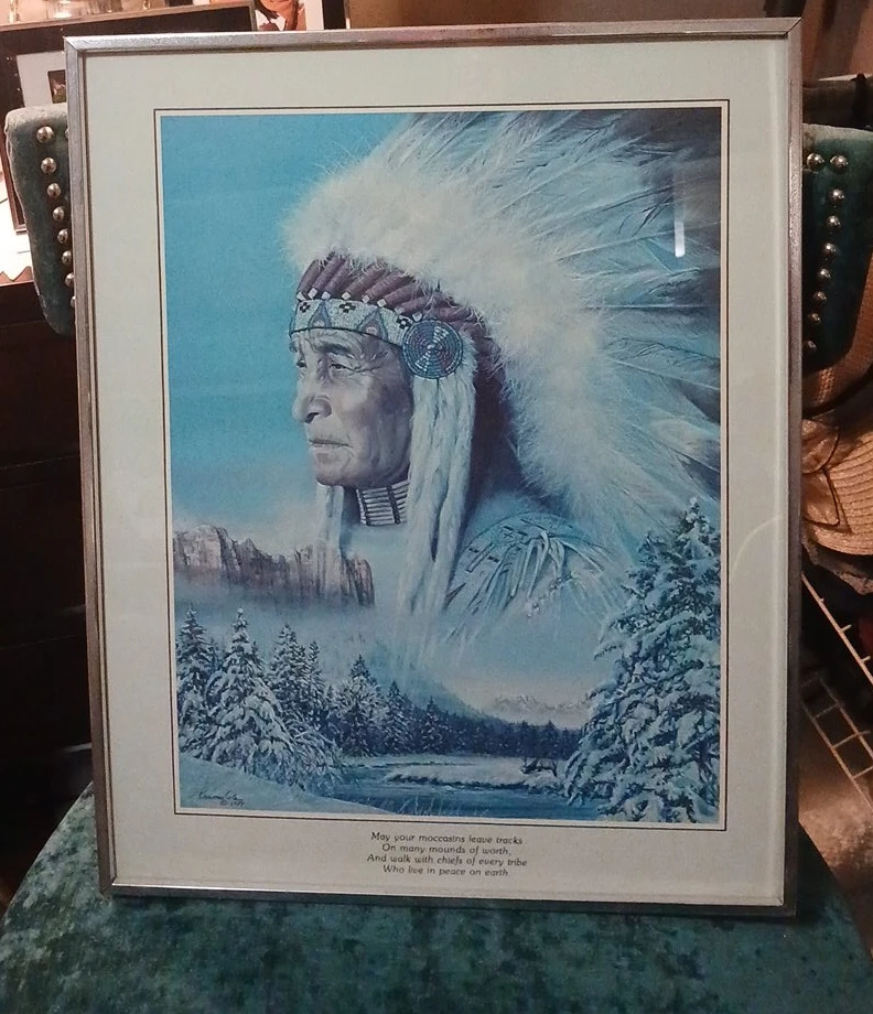 Framed Native American Art Print thumbnail