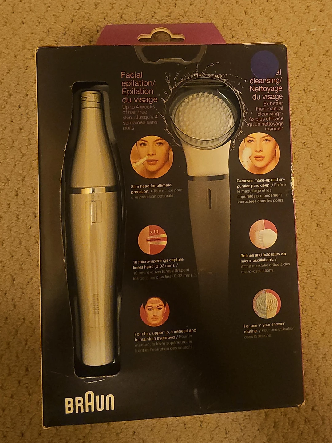 Braun Facial Epilation & Cleansing Device
