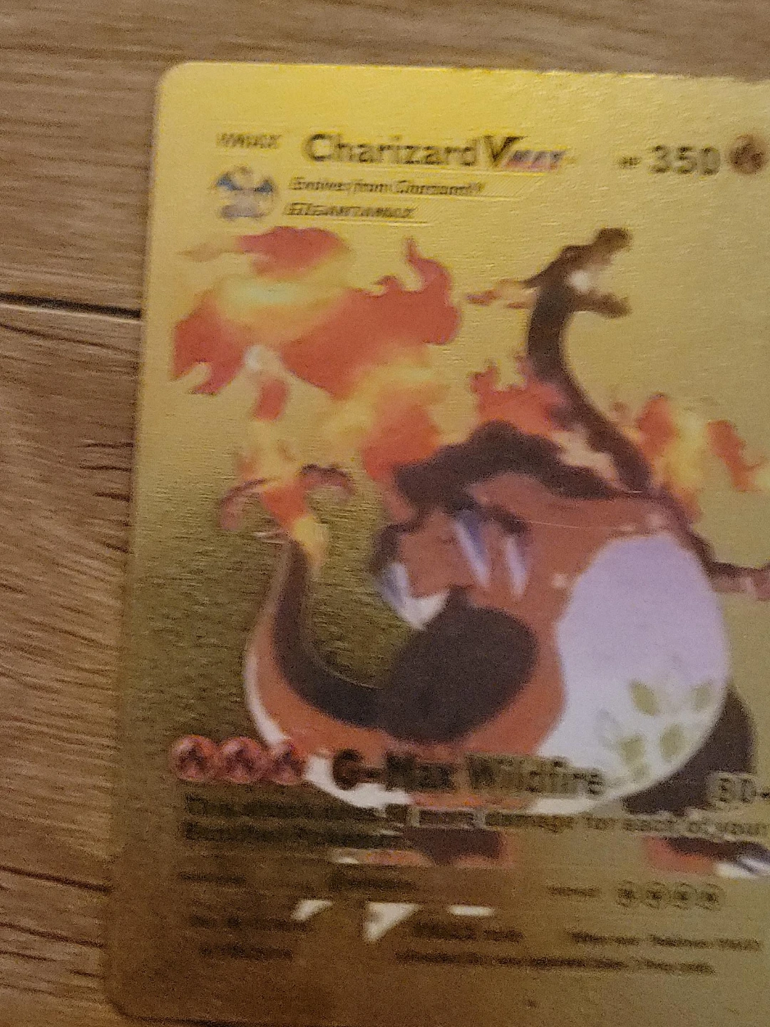 Charizard Vmax Gold Card