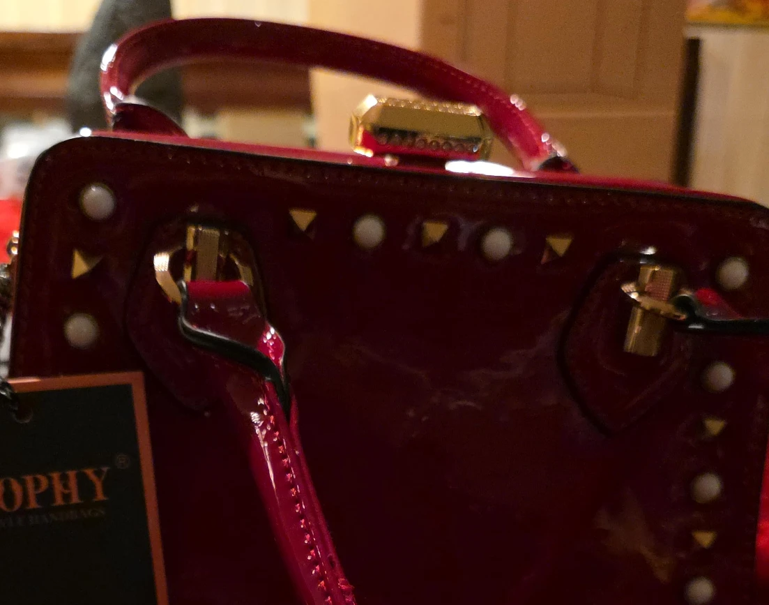 Trophy Red Handbag